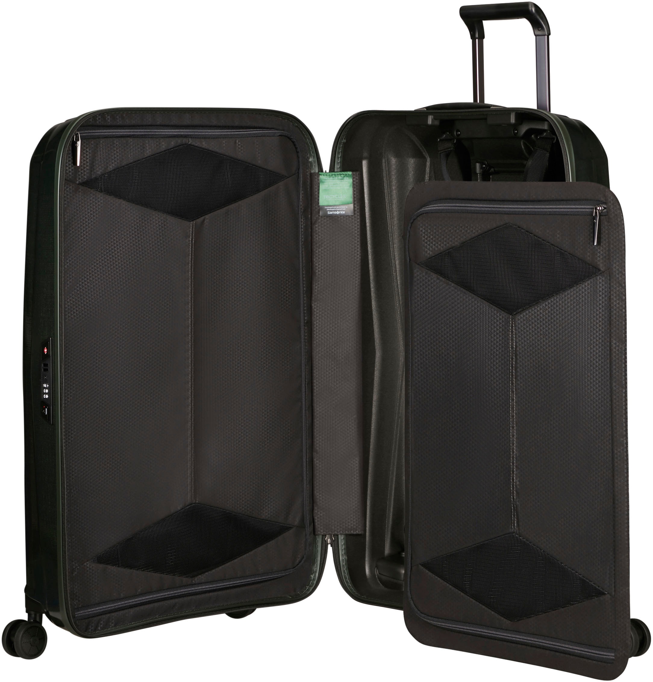Samsonite Hartschalen-Trolley »MAJOR-LITE, verschiedene Größen und Farben«, 4 Rollen, Reisekoffer Volumenerweiterung bei S Reisegepäck Made in Europe