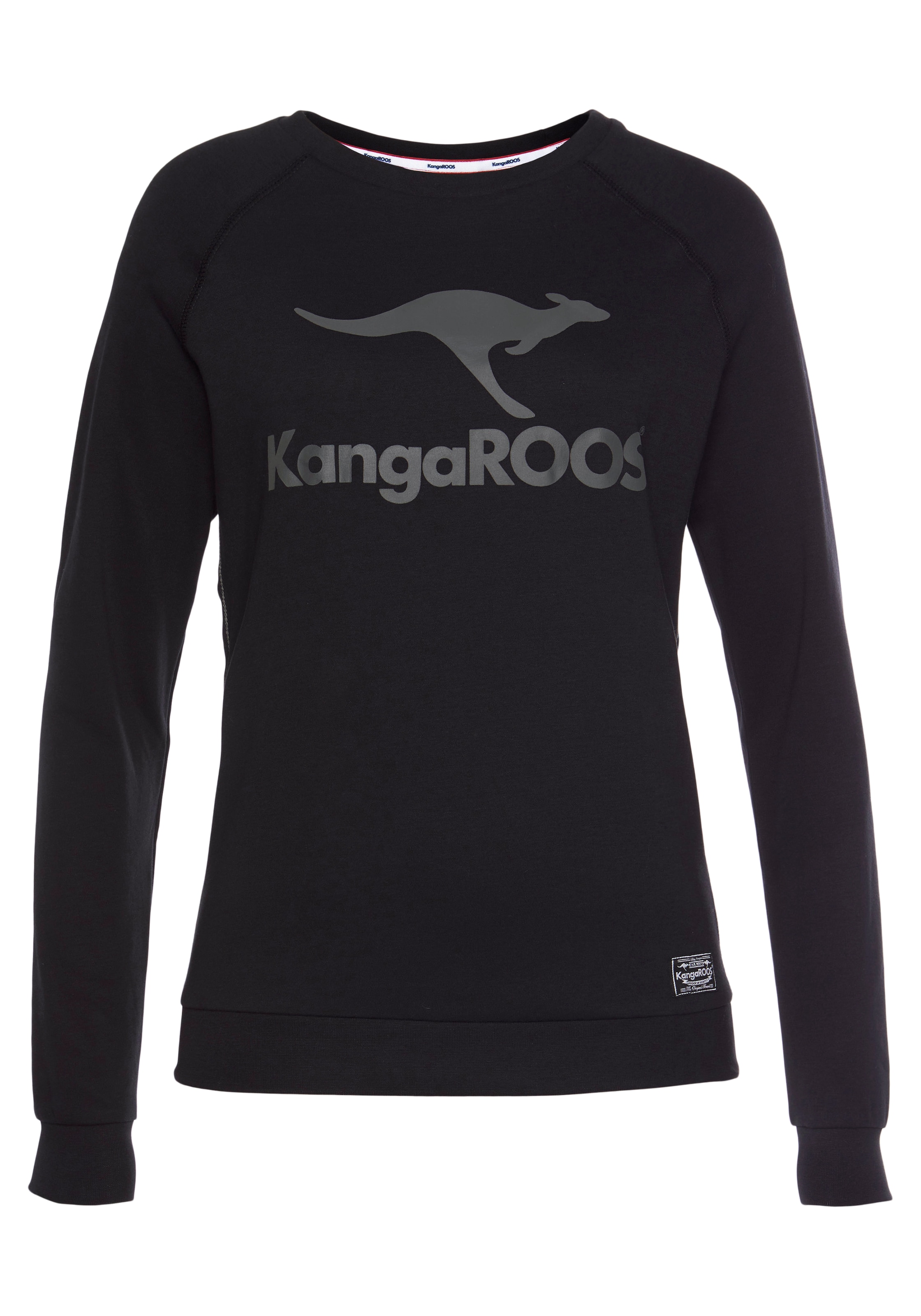 KangaROOS Sweater, mit großem Label-Print vorne