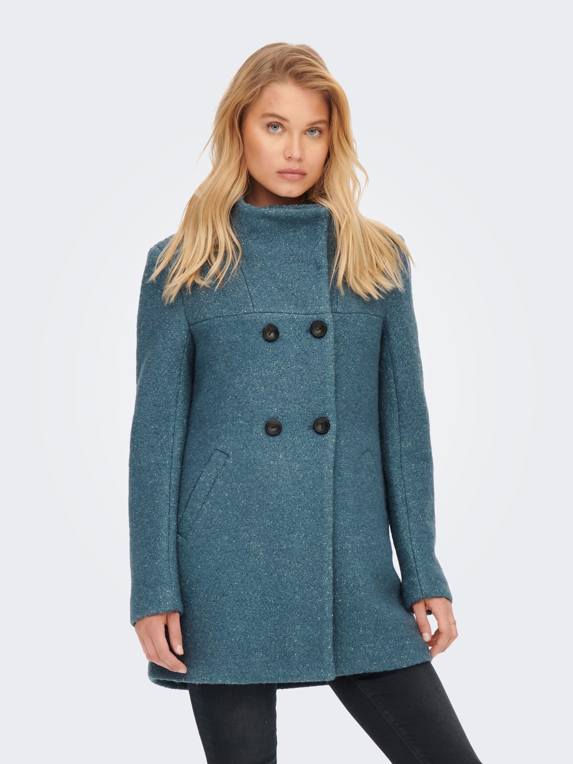 ONLY Langjacke »ONLNEWSOPHIA WOOL COAT OTW CC« mit Wolle