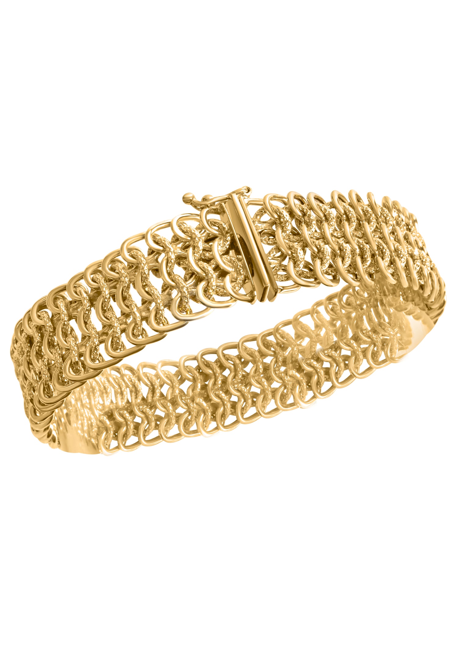 Firetti Gliederarmband »Schmuck Geschenk Gold Goldarmband Geburtstag Shirt, UNIVERSAL Kleid, online Jeans, zu Anlass 333 Fantasieglieder«, bei Weihnachten Sneaker