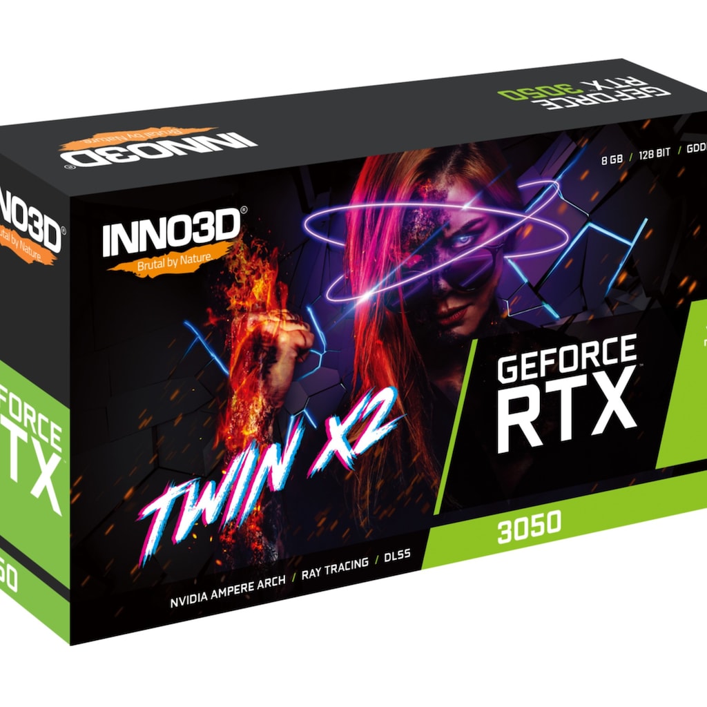 Inno3D Grafikkarte »GeForce RTX 3050 Twin X2«