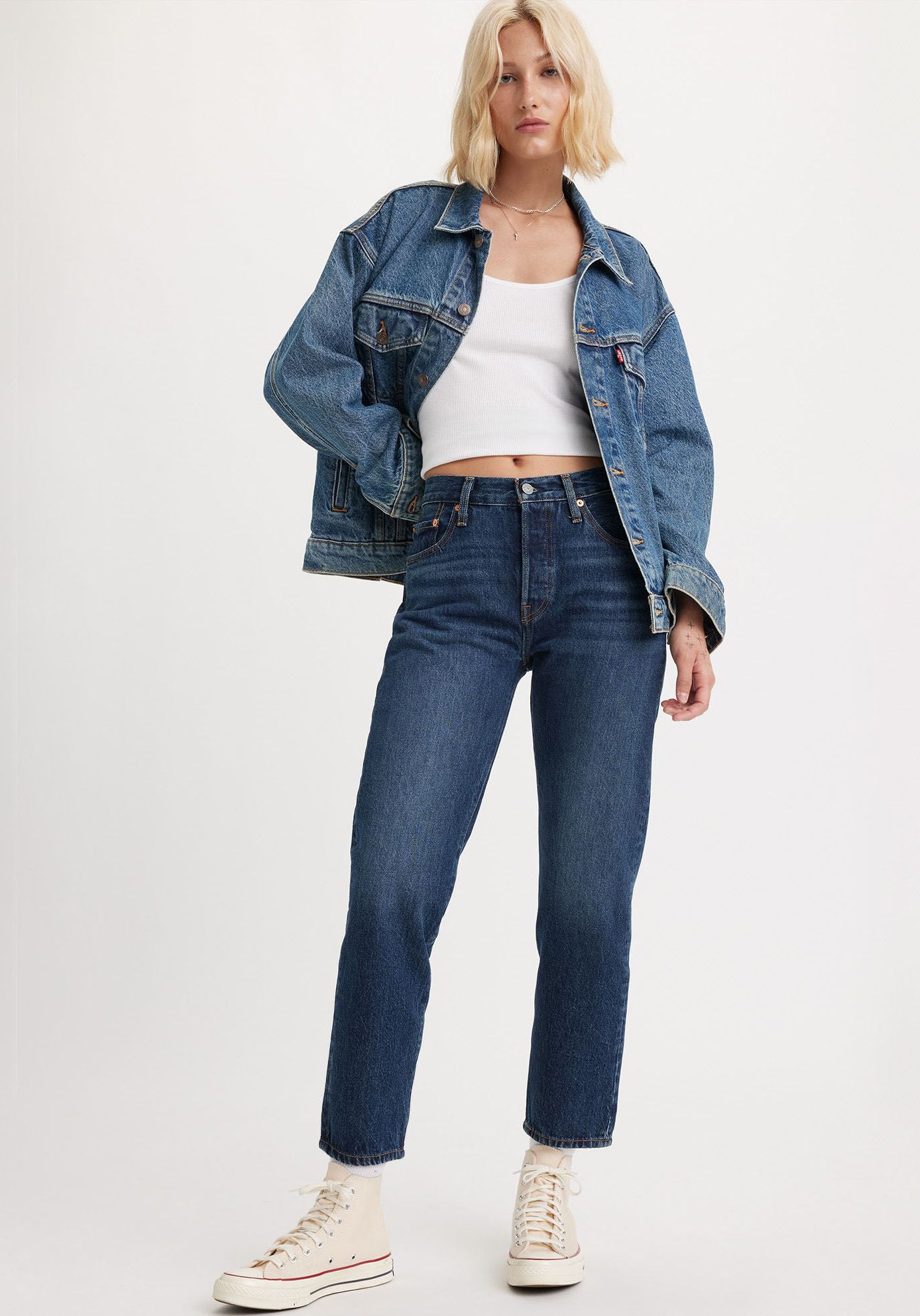 Levi's® 7/8-Jeans »501 Crop«, 501 Collection, 5-Pocket-Style