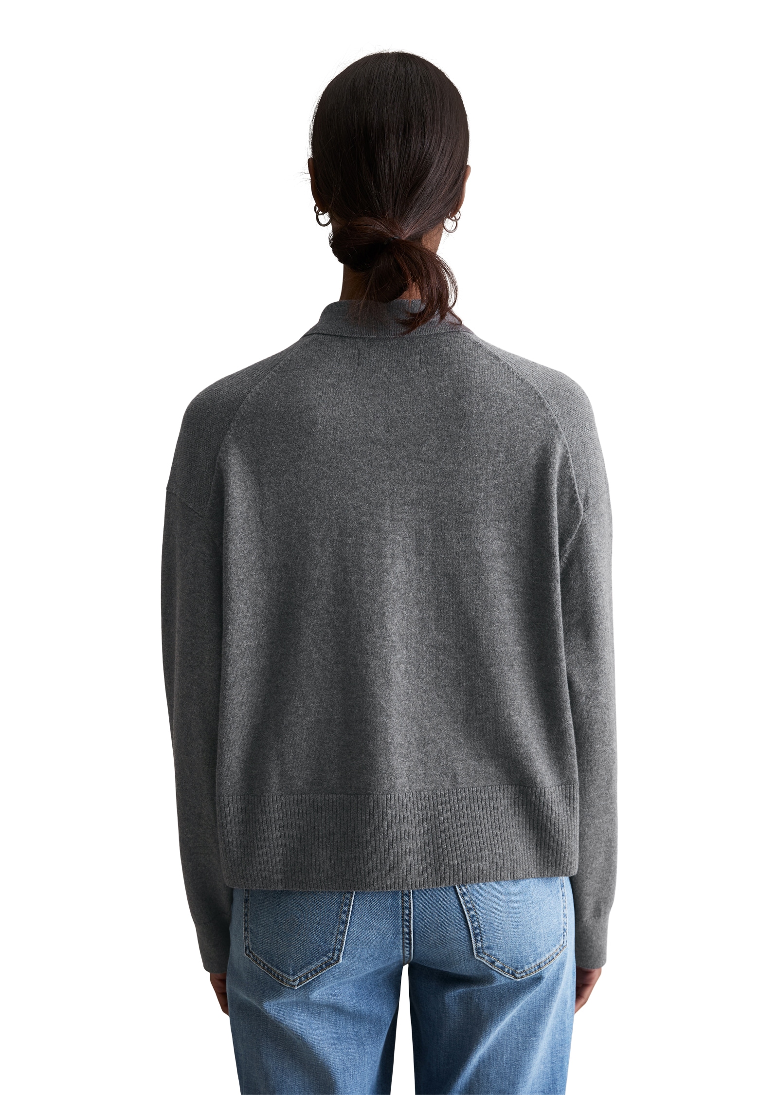 Marc O'Polo DENIM Polokragenpullover »relaxed fit aus Soft Cotton Stretch«