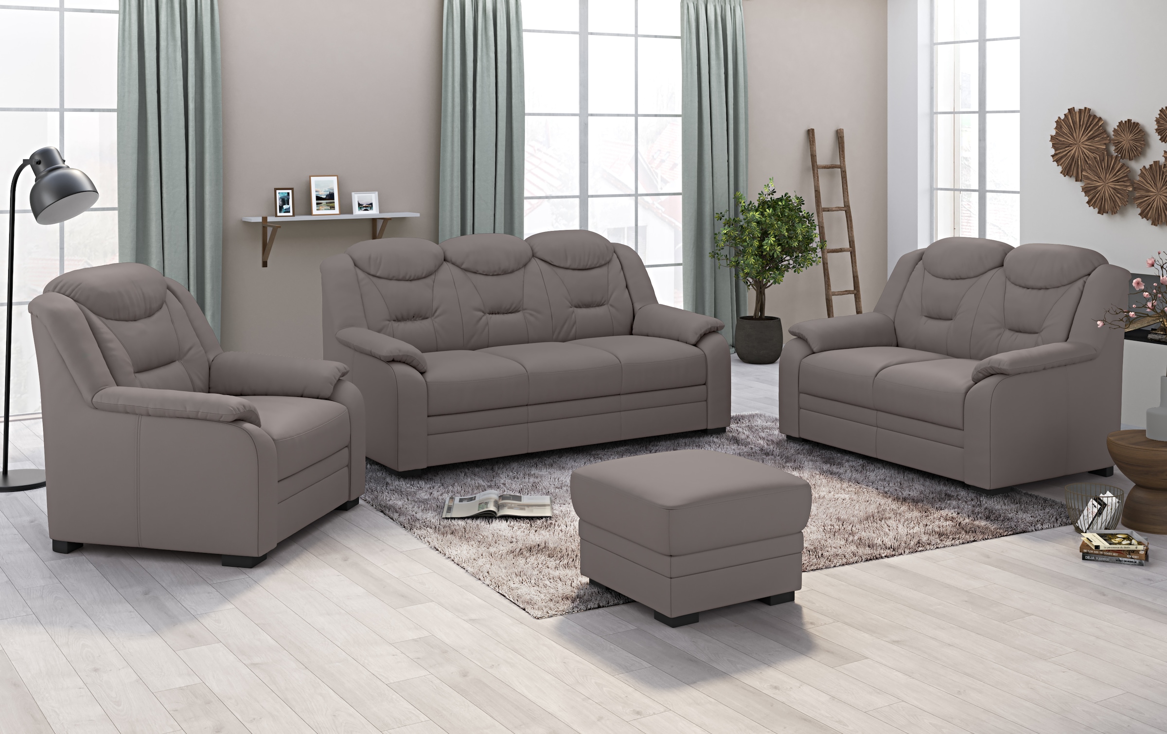 COTTA 3-Sitzer »Marcus«, Sofa mit hoher Rückenlehne