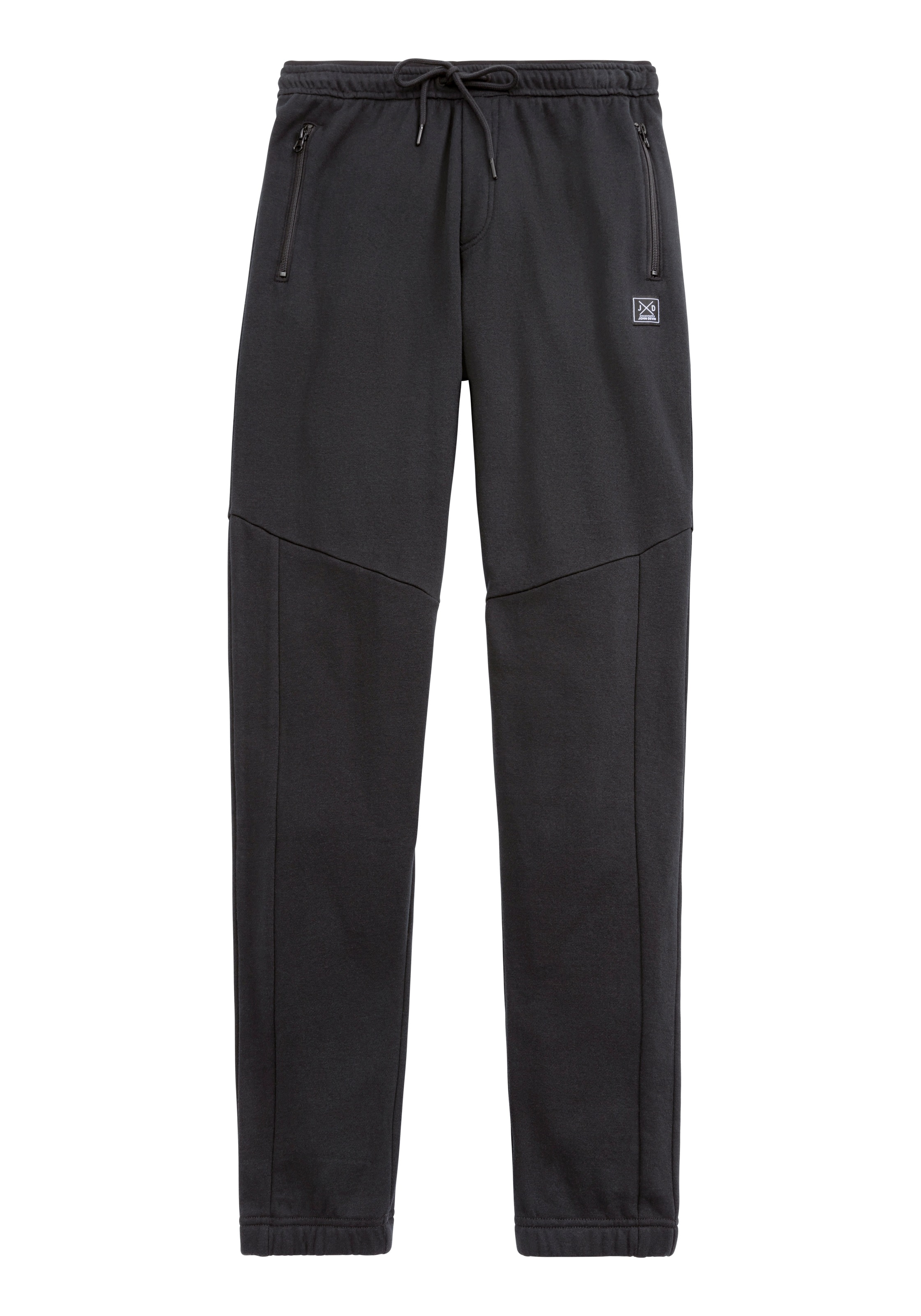 John Devin Sweathose, Jogginghose mit seitlichen Taschen und Bindeband aus Baumwoll-Mix