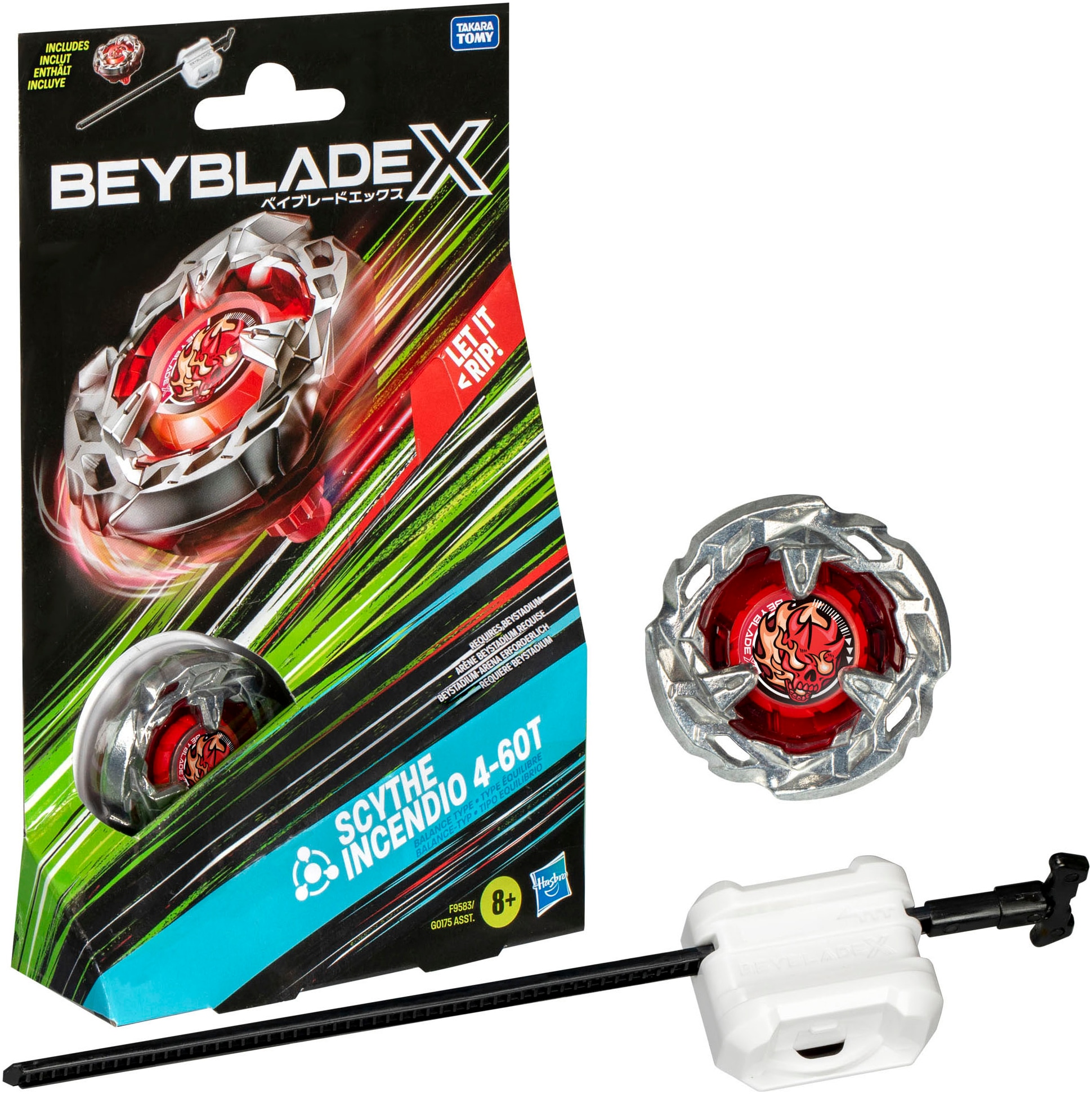 Speed-Kreisel »Beyblade X Scythe Incendio 4-60T Starter Pack«