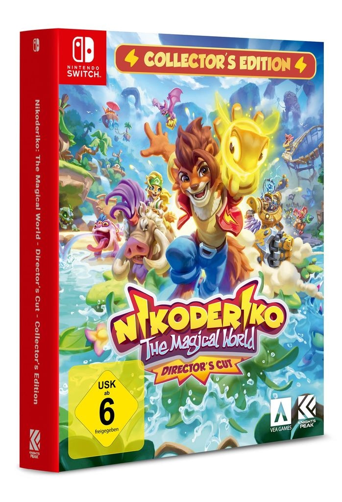 Knights Peak Spielesoftware »Nikoderiko: The Magical World Directors Cut - Collectors Edition« Nintendo Switch Mit Artbook, OST-CD, physischem Spiel und sammelbarer Schubbox.