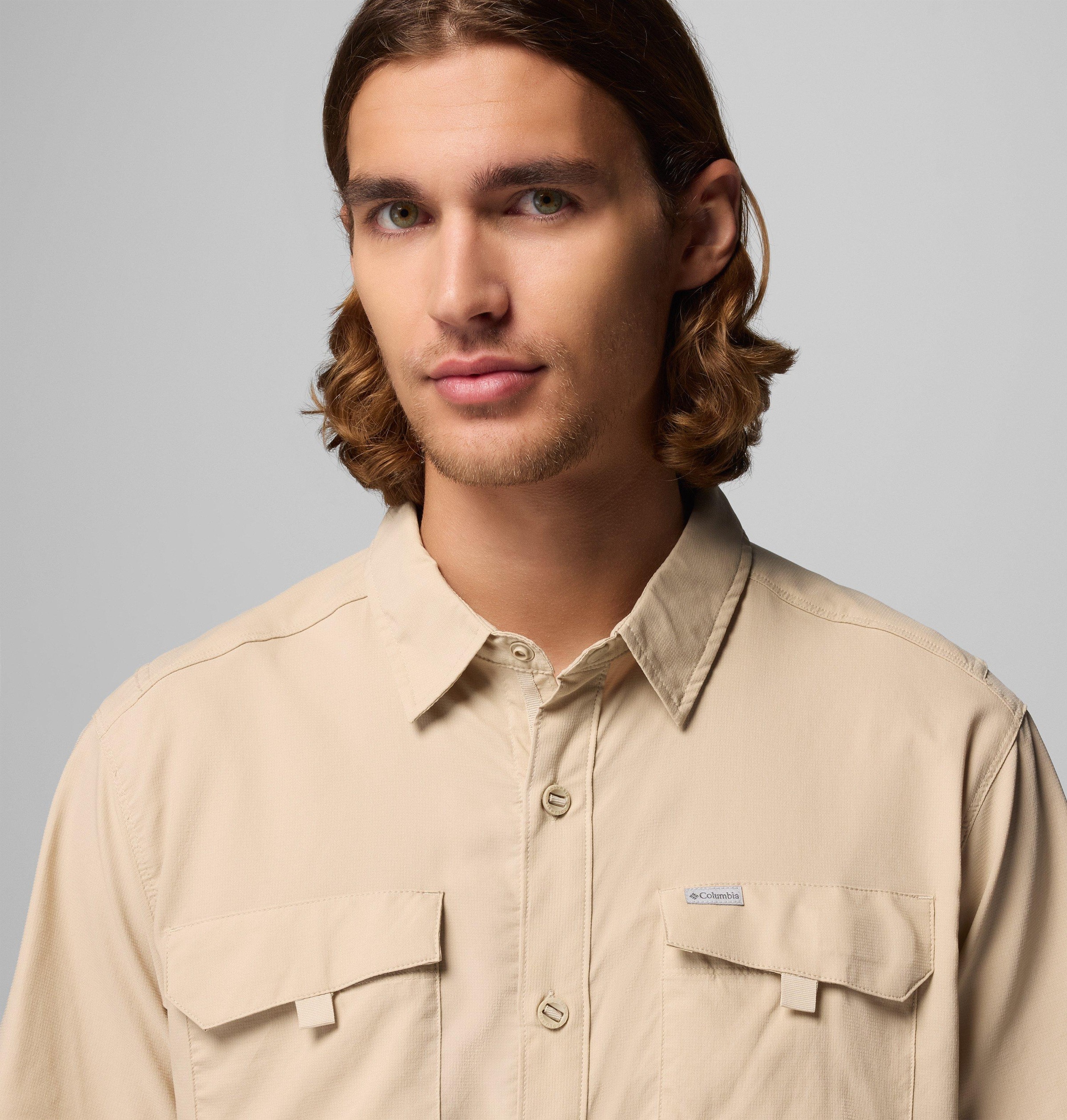 Columbia Funktionshemd Kurzarm-Ausführung, mit bequemer Passform, aus Polyester in Webart