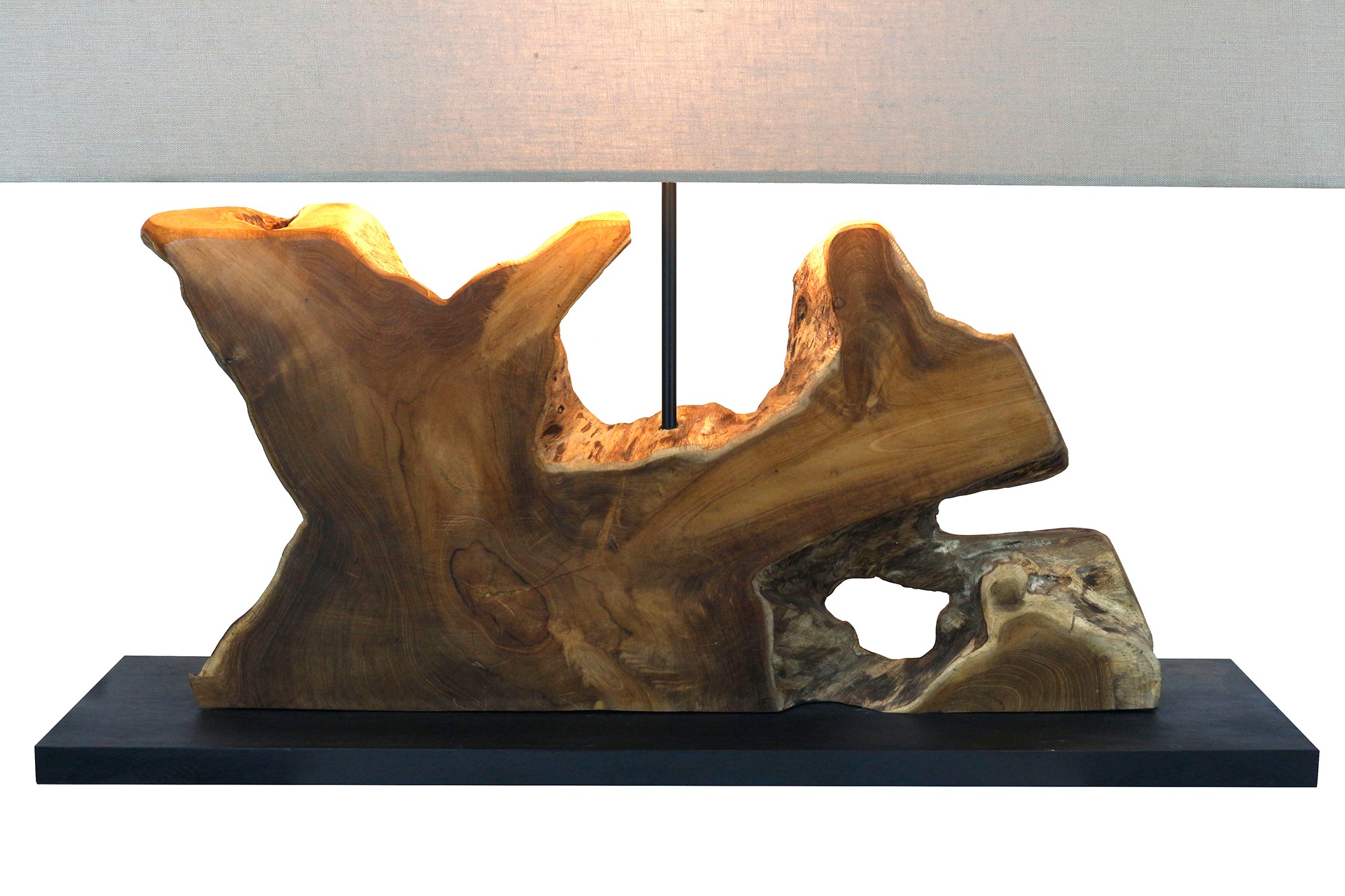 SalesFever Tischleuchte »Treibholz« E27 1 Stk. handgefertigt