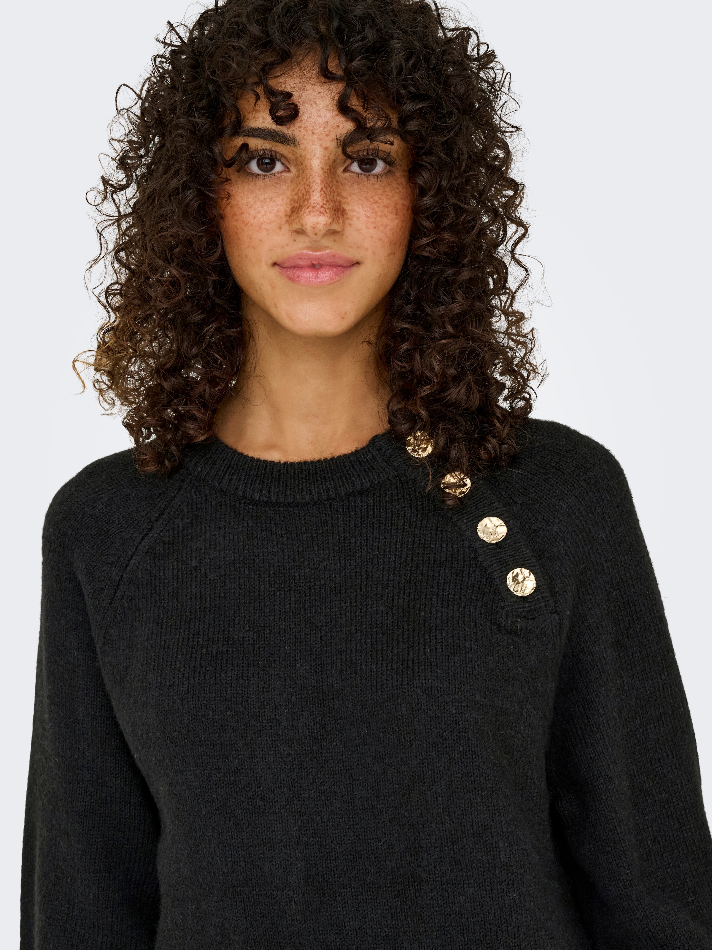 ONLY Midikleid »ONLEMMA LIFE LS BUTTON ONEC DRESS CC KNT« Sommerkleid