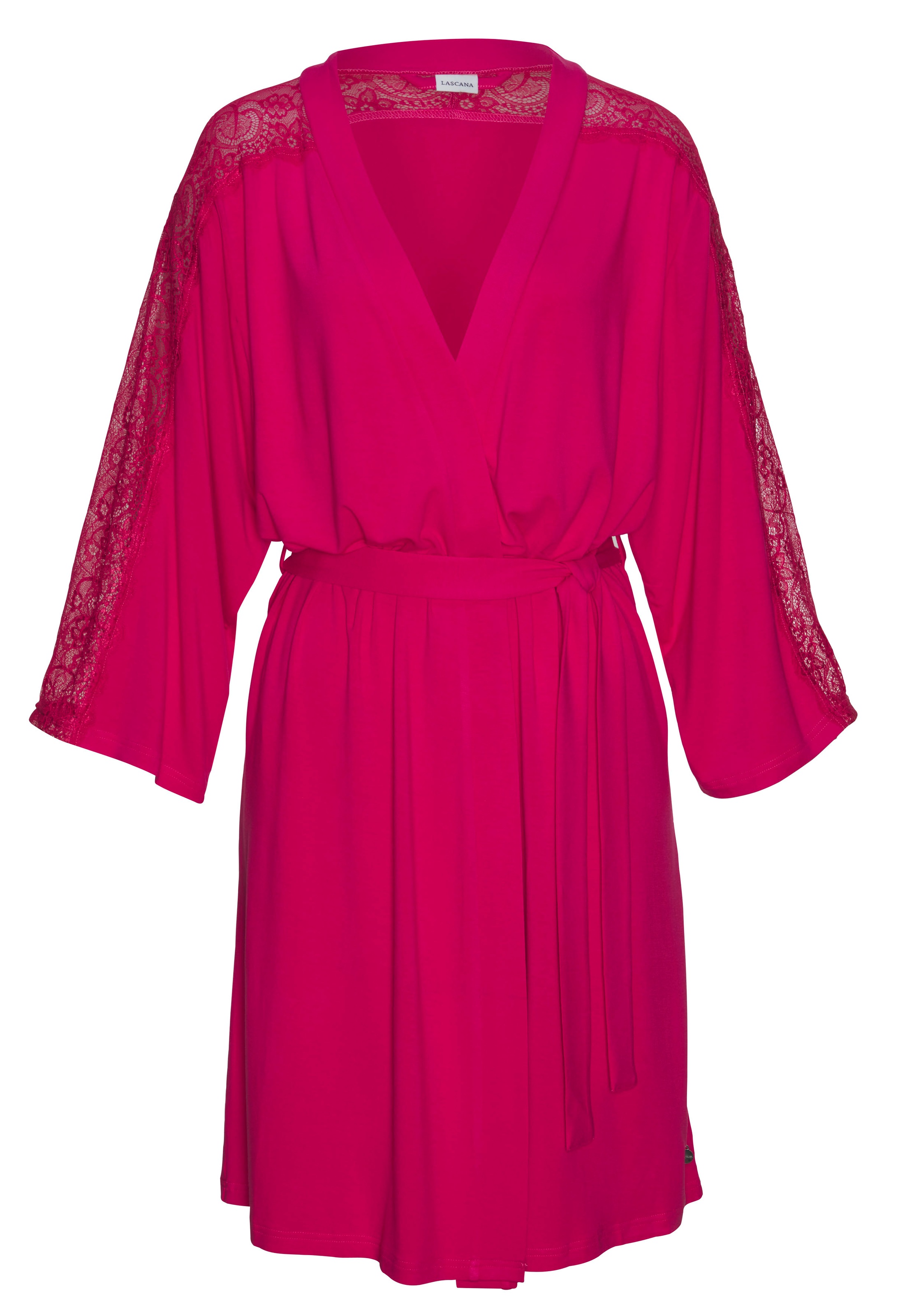 LASCANA Kimono, mit schönen Spitzendetails