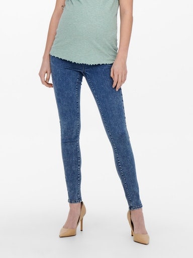 ONLY MATERNITY Umstandsjeans »OLMRAIN LIFE REG SK JEGGING MBD DNM NOOS«