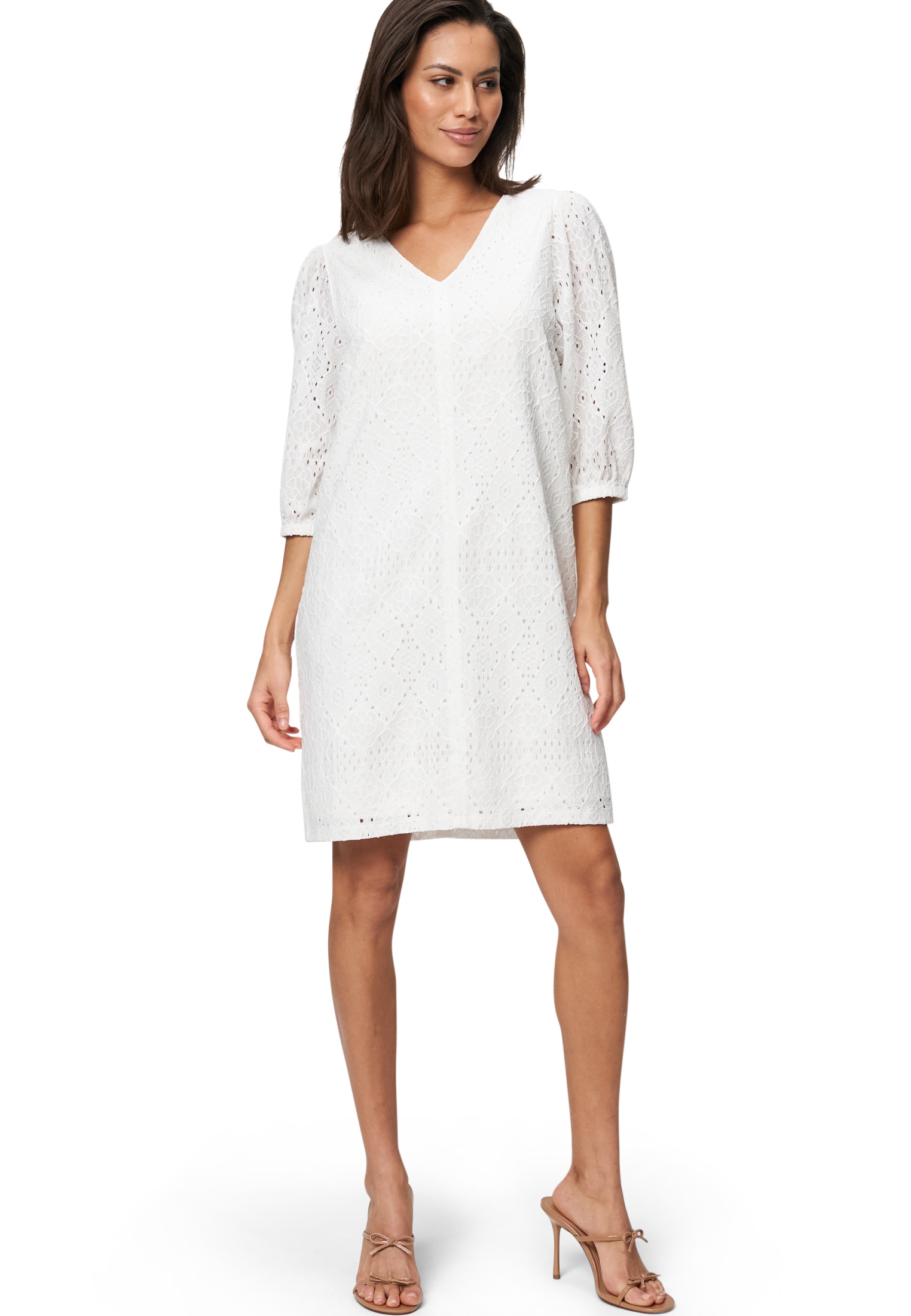 Zero Minikleid »Minikleid mit Lochmuster«