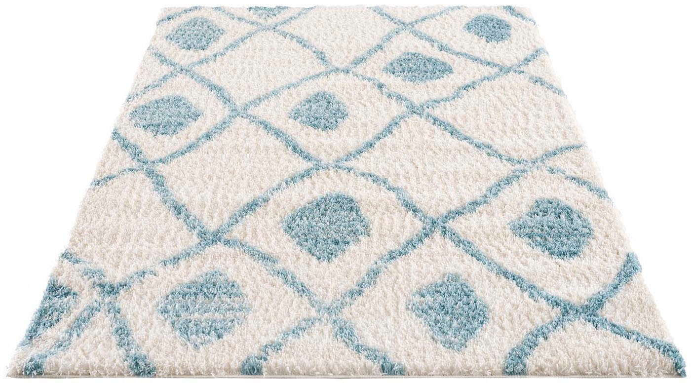 Carpet City Hochflor-Teppich »Pulpy 563«, rechteckig, 30 mm Höhe, besonders weich, Ethno Look, ideal für Wohnzimmer & Schlafzimmer