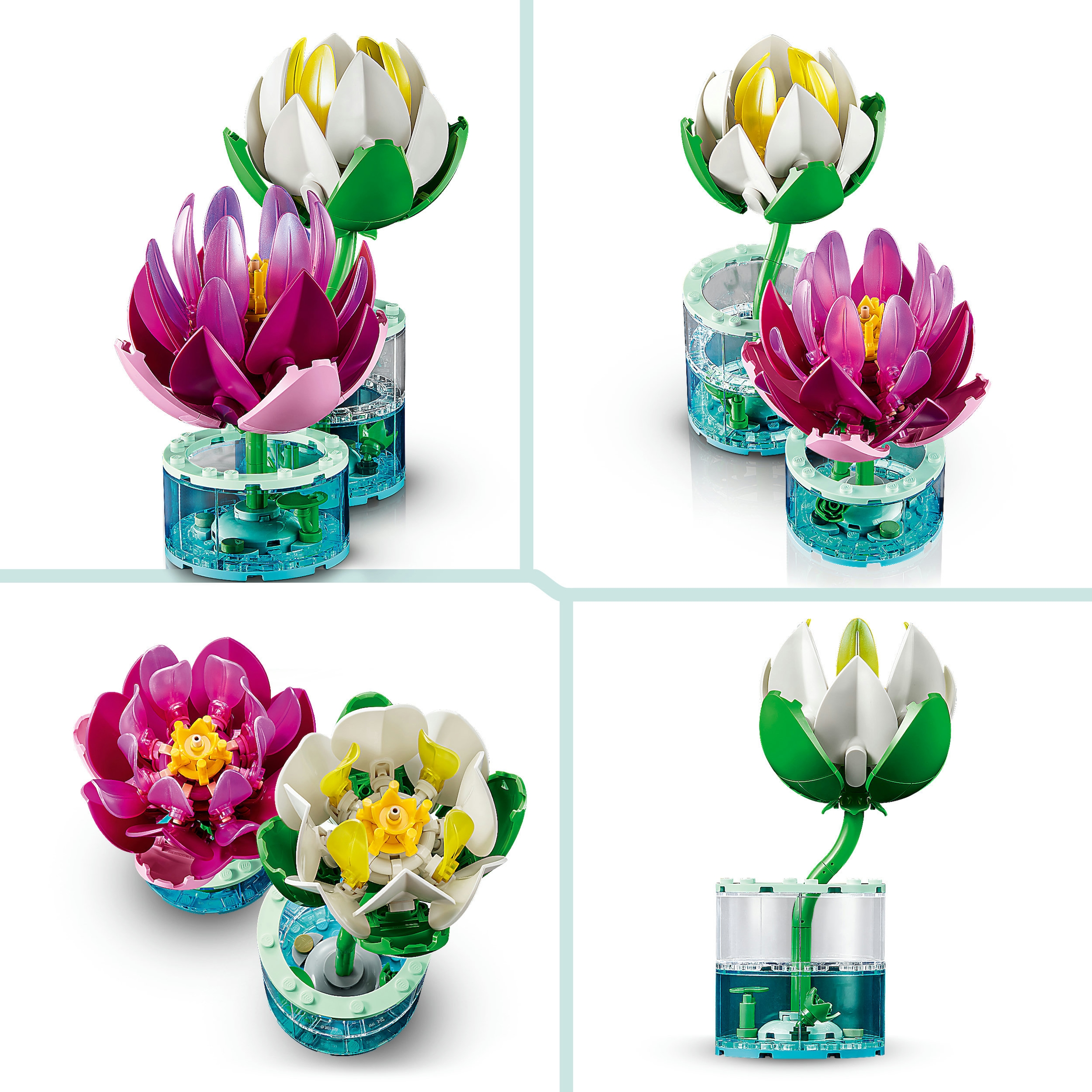 LEGO® Konstruktionsspielsteine »Seerosen (11511), LEGO Botanicals« Made in Europe