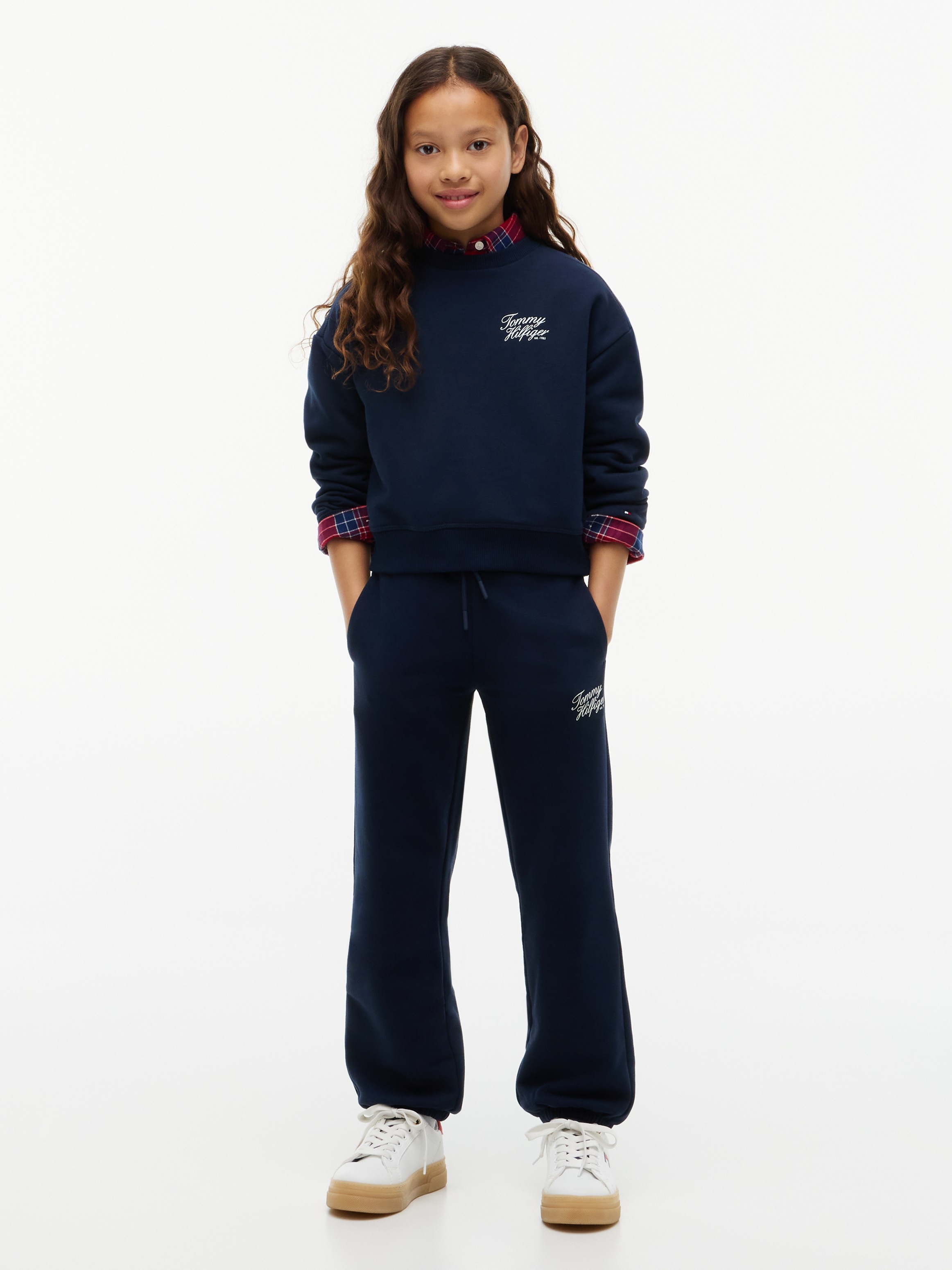 Tommy Hilfiger Sweathose »TOMMY SCRIPT SWEATPANTS«  Regular Fit, Elastische Bündchen, Kinder bis 16 Jahre