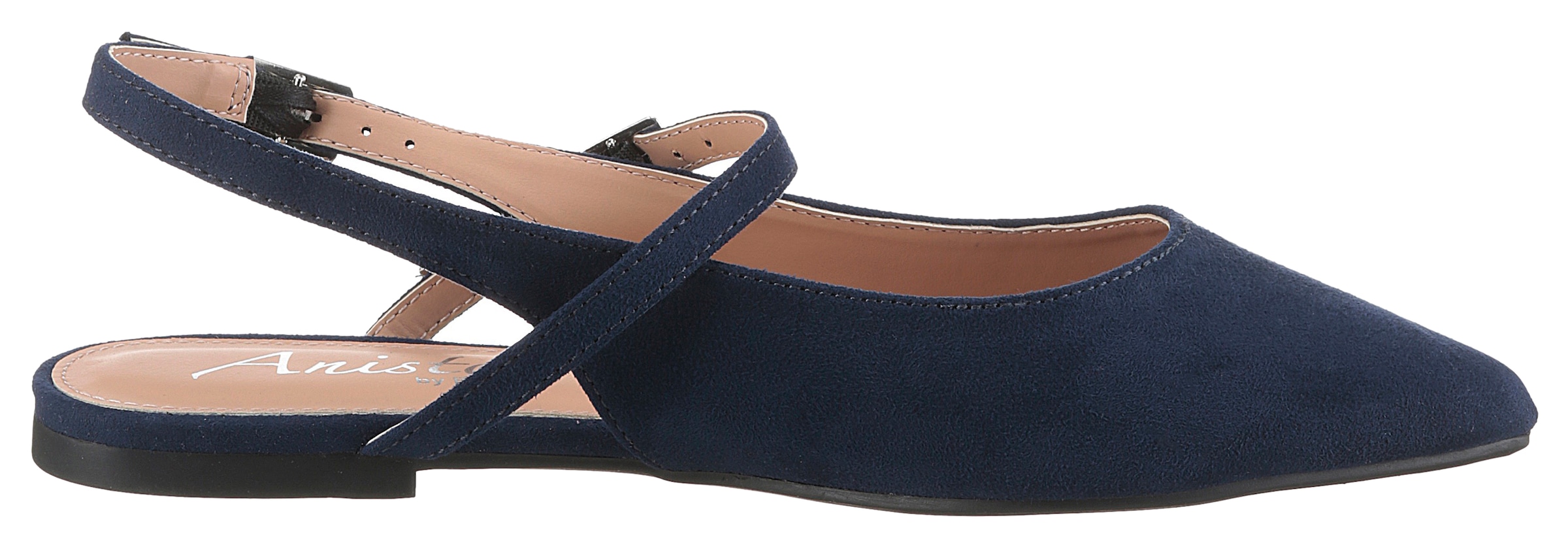 Aniston SHOES Slingpumps, Flat, Sommerschuh, Riemchensandale - neue KOLLEKTION