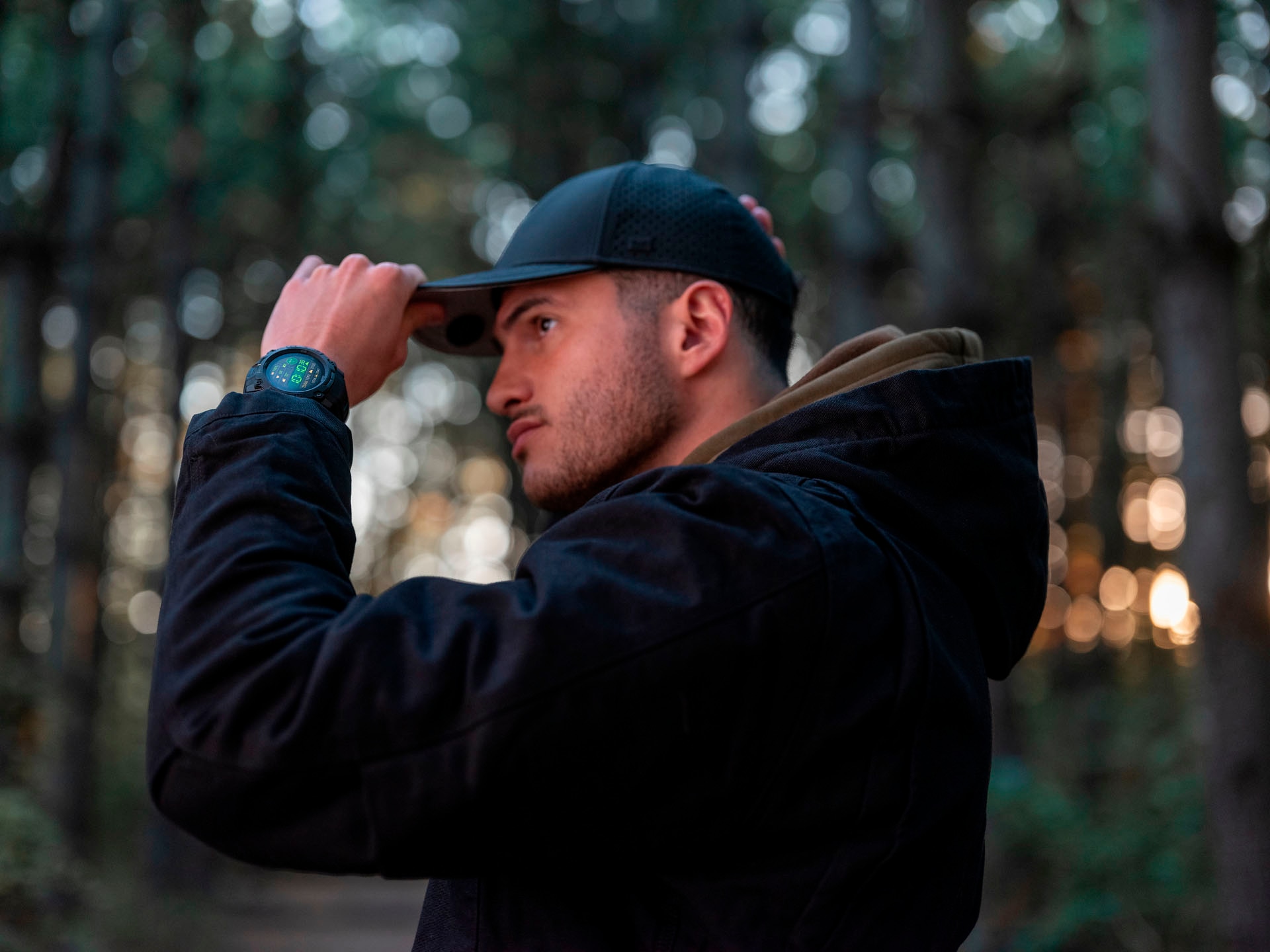 Garmin Smartwatch »Instinct 3 AMOLED 50 mm Tactical Edition« (3,3 cm / 1,3 ″) Garmin