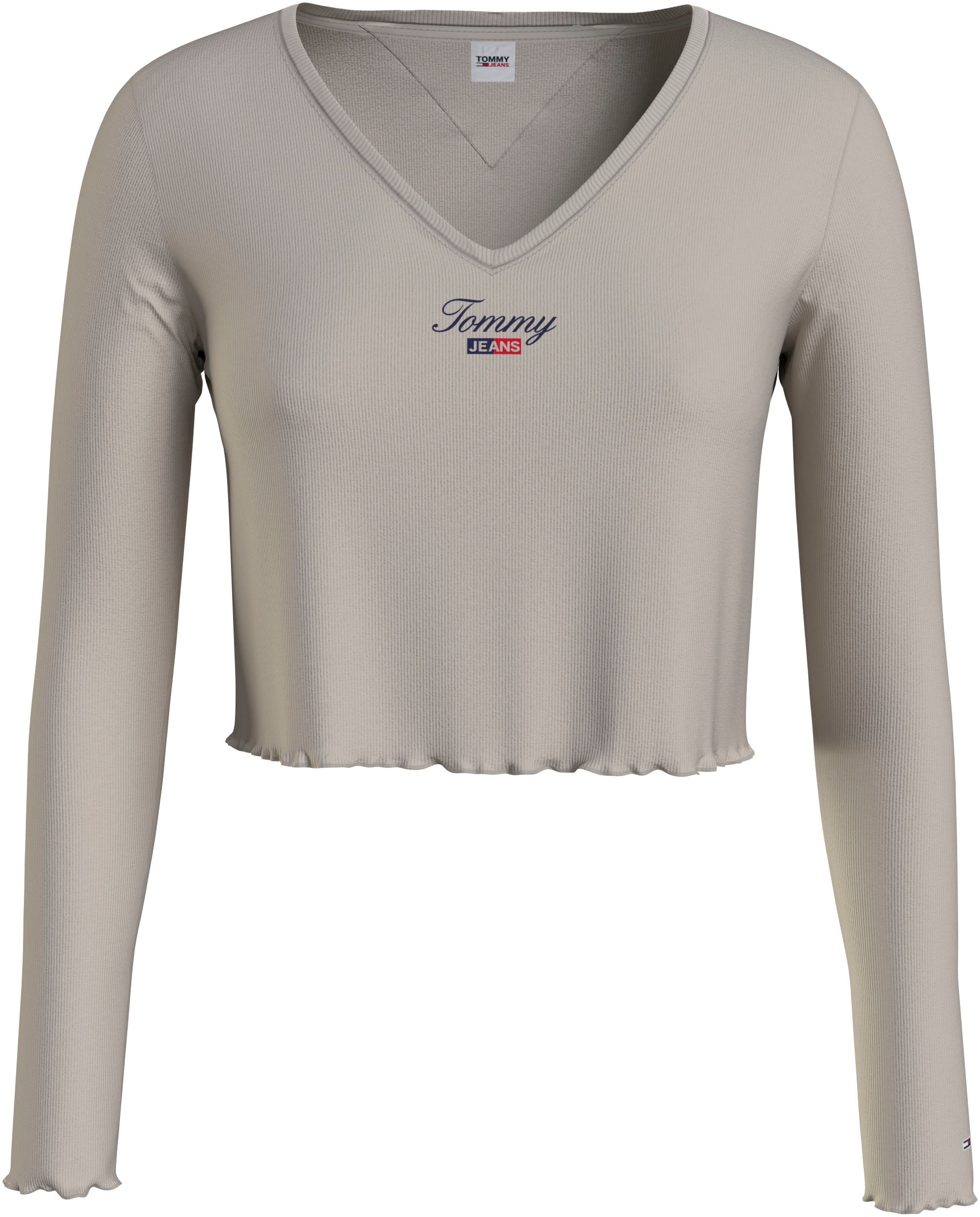 Tommy Jeans Langarmshirt »TJW BABY CROP RWB SCRIPT LS«