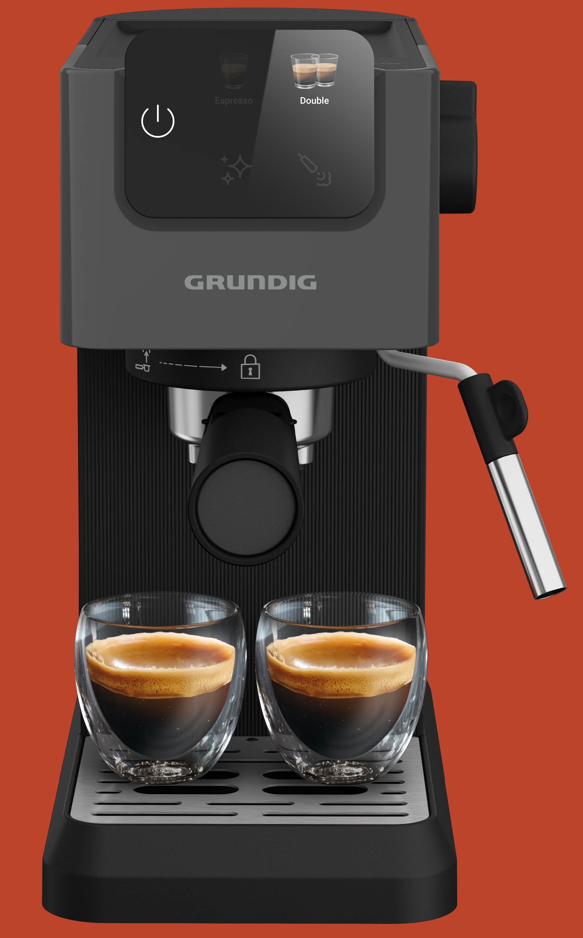 Grundig Espressomaschine »KSM 4330«, mit Touch-Display