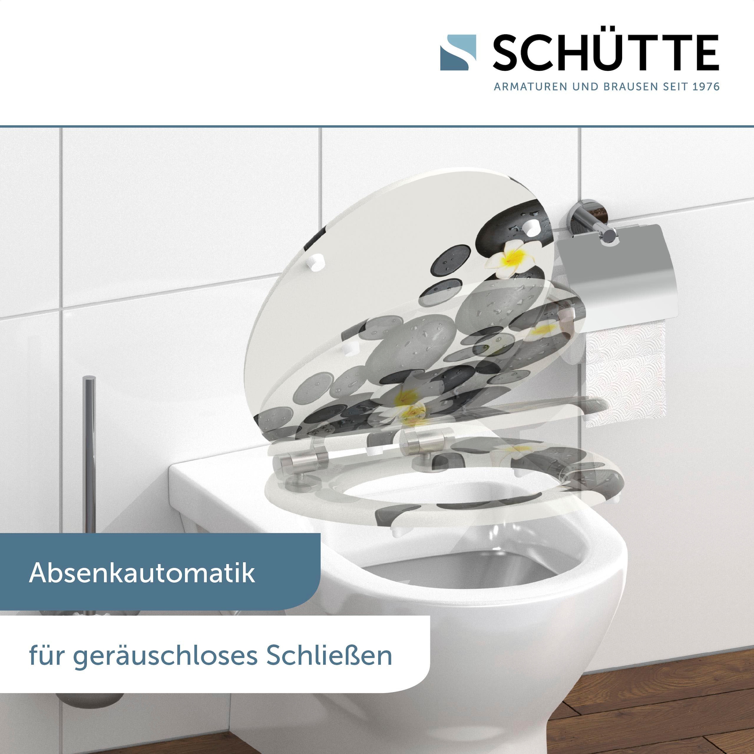 Schütte WC-Sitz »STONE DECORATION« Toilettendeckel, mit Absenkautomatik