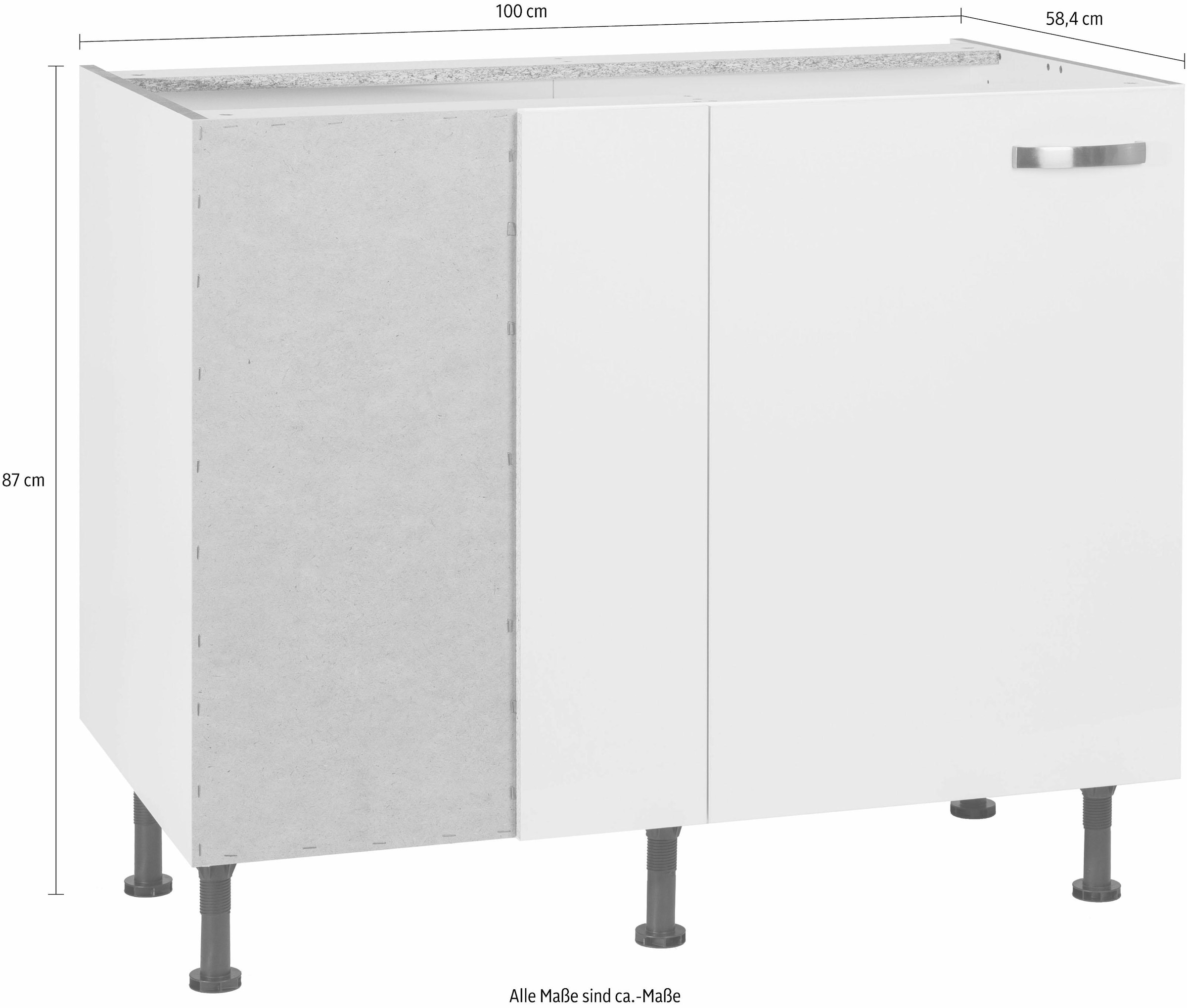 KOCHSTATION Eckunterschrank »KS-Cara«