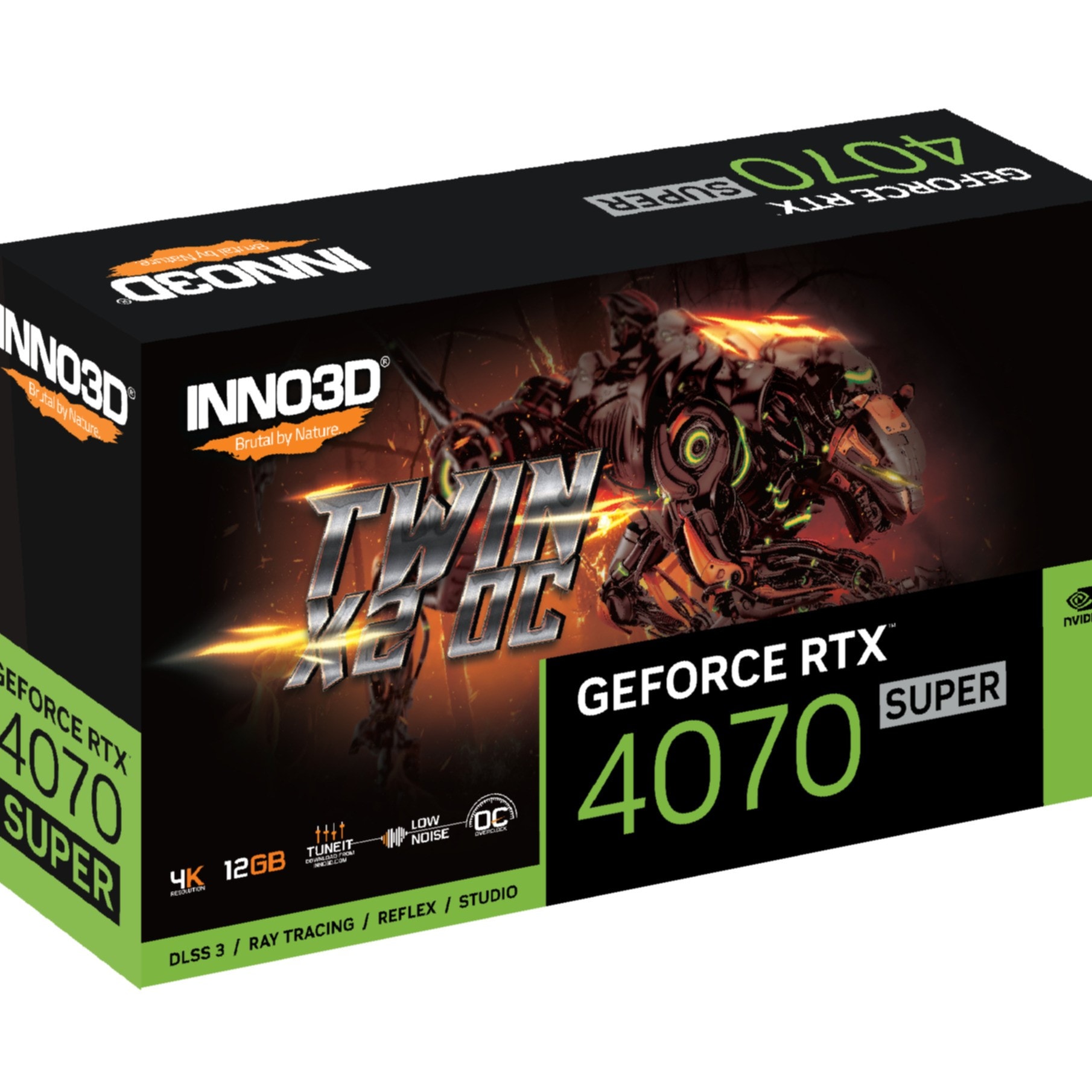 Inno3D Grafikkarte »GEFORCE RTX 4070 SUPER TWIN X2 OC«