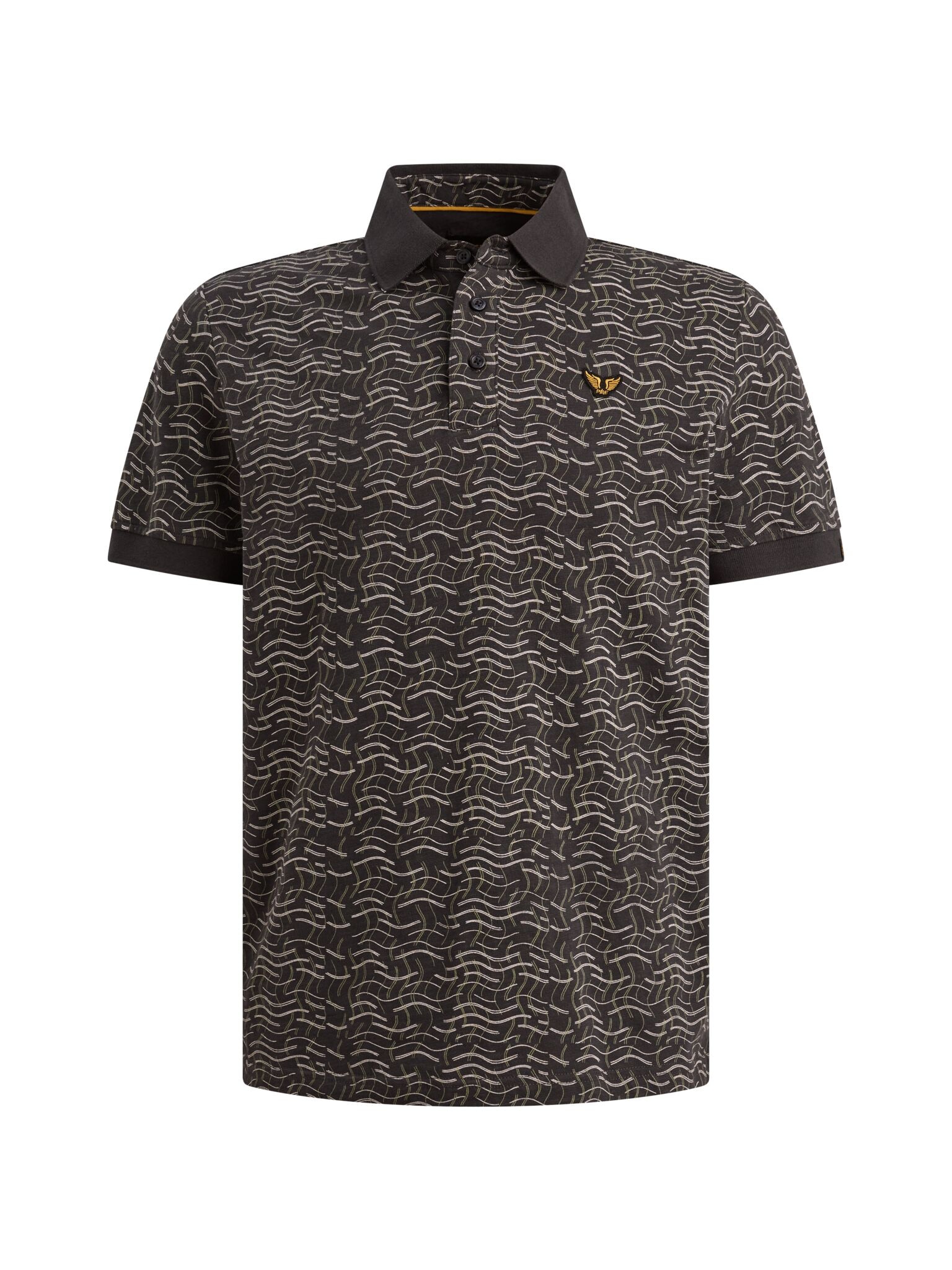 PME LEGEND Poloshirt Kleine Seitenschlitze am Saum