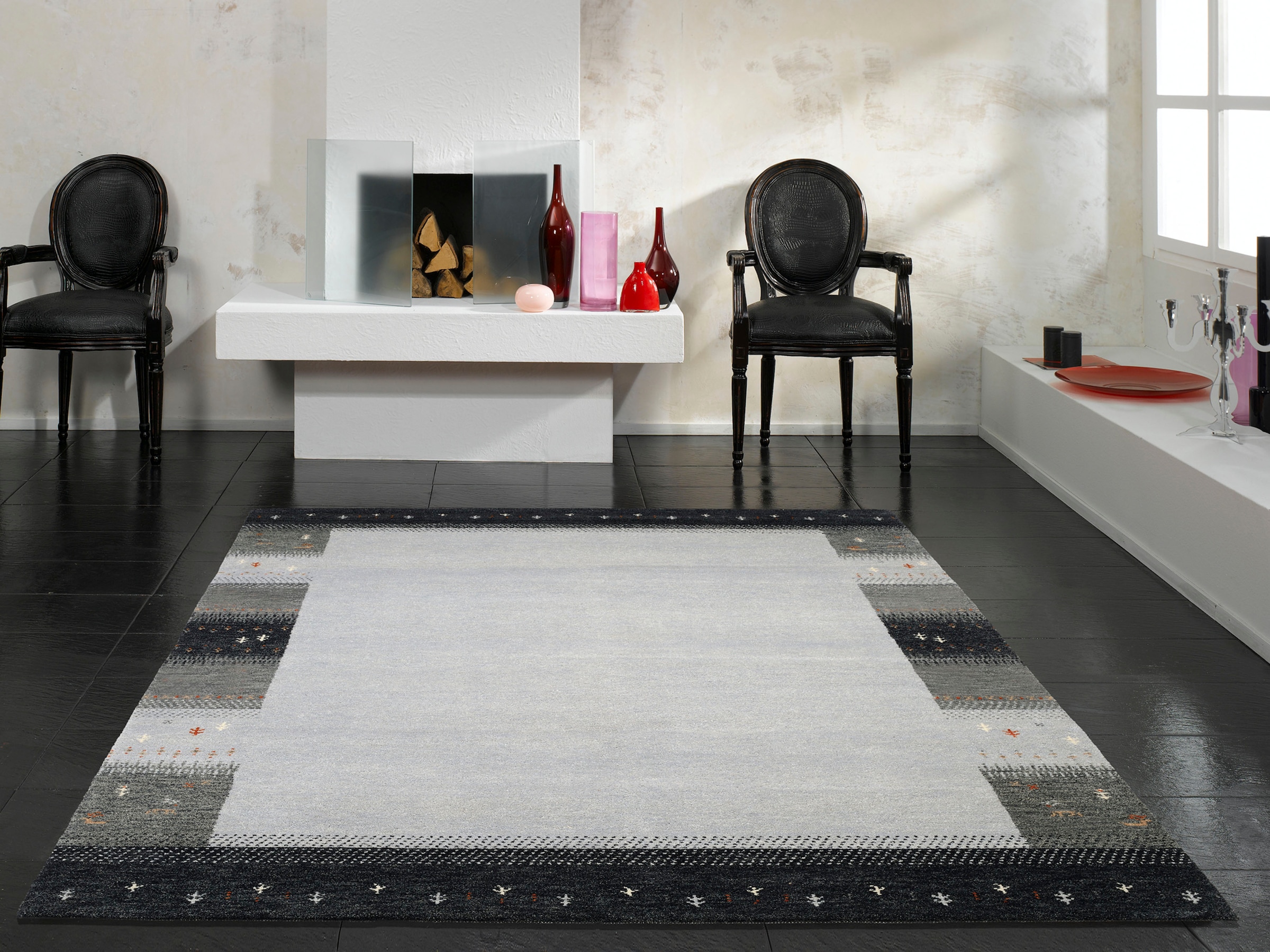 OCI DIE TEPPICHMARKE Wollteppich »INTENSE MALA« rechteckig 12 mm Höhe handgeknüpft, reine Schurwolle, fußwarm, Wohnzimmer
