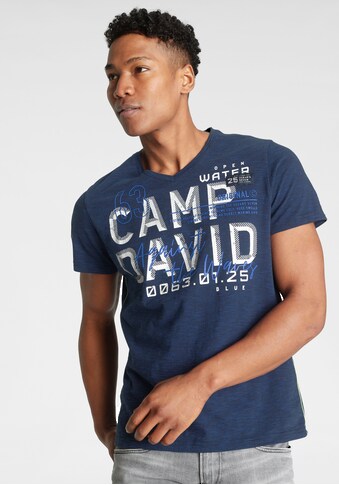 CAMP DAVID V-Shirt, mit Logodruck kaufen