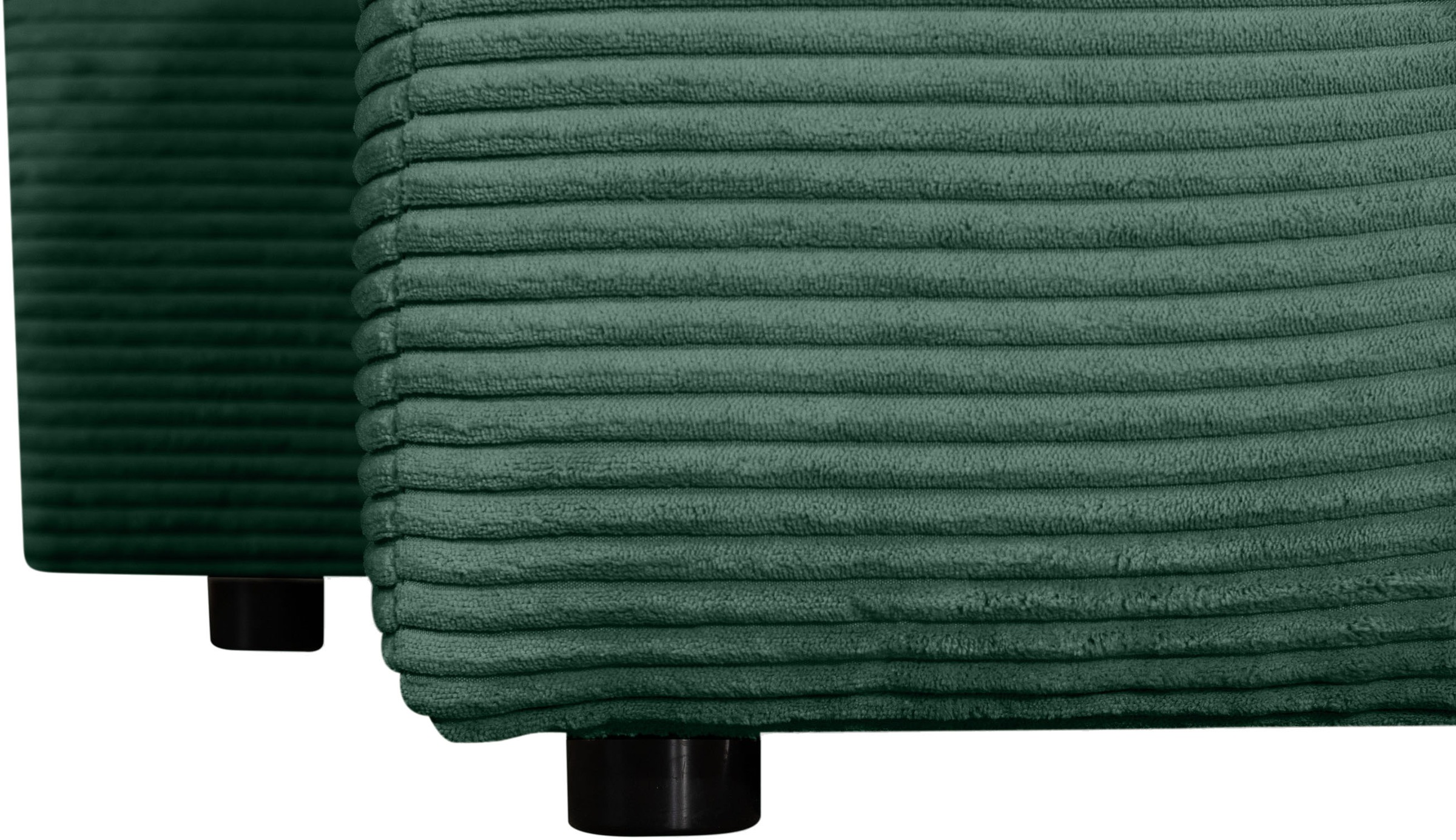 OTTO home Wohnlandschaft »Jessy U-Form, B: 313 cm, in Cord & weiteren Bezügen« Schlaffunktion, Bettkasten, Tonnentaschenfederkern-Polsterung