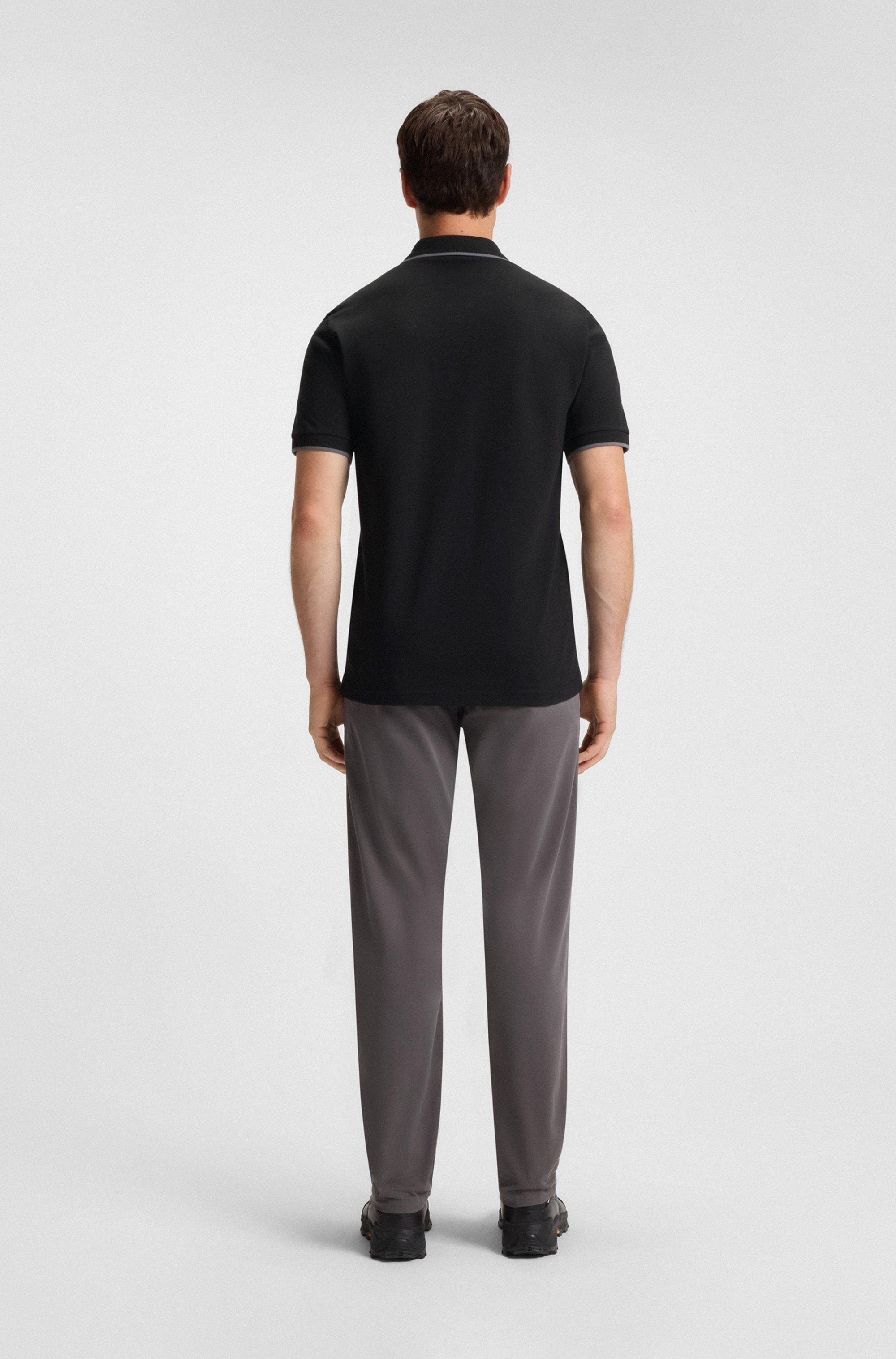BOSS ORANGE Poloshirt »Passertip« mit BOSS Logo-Badge