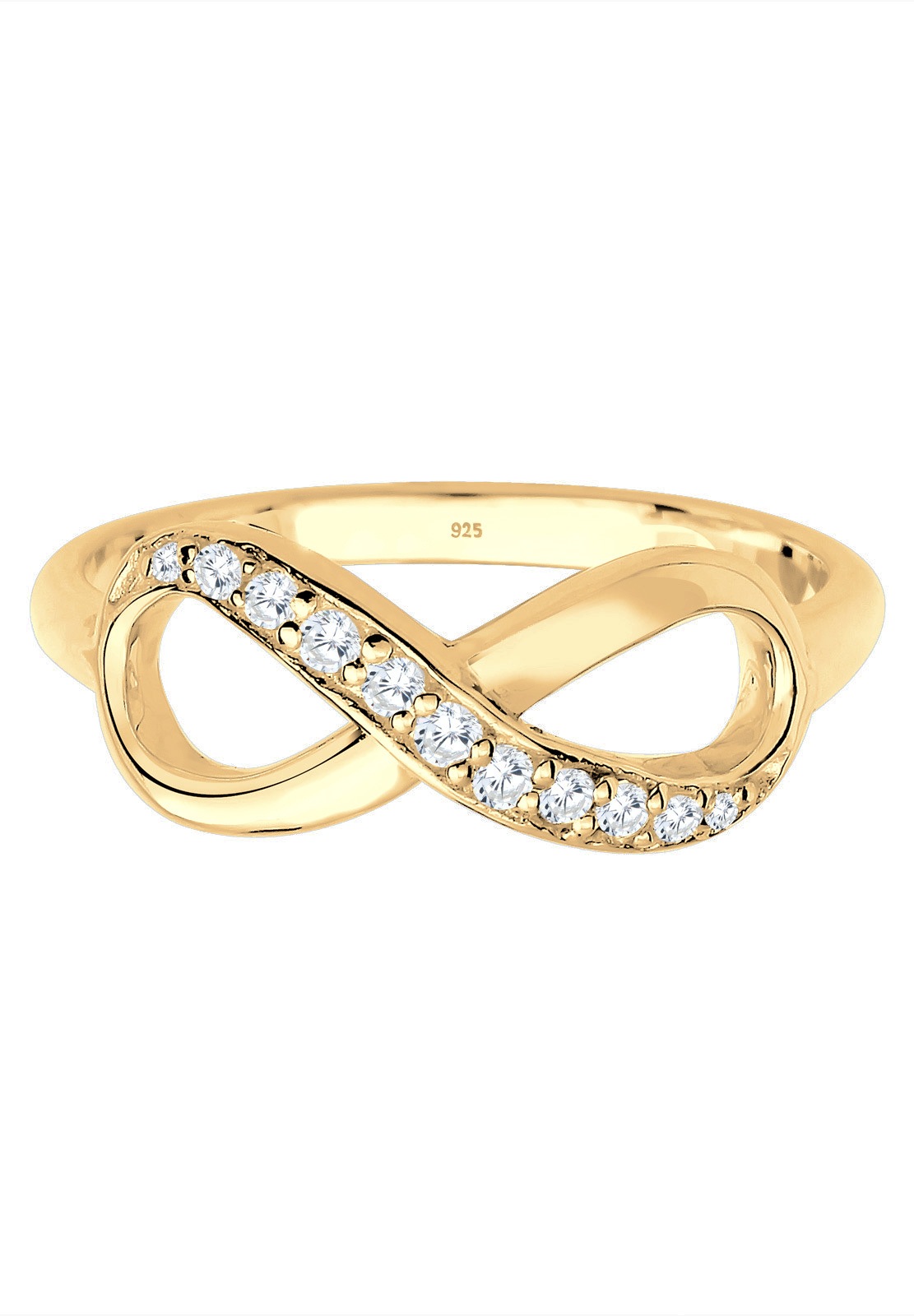 Elli Silberring »Ring Infinity Zirkonia Eye Catcher 925 Sterling Silber«