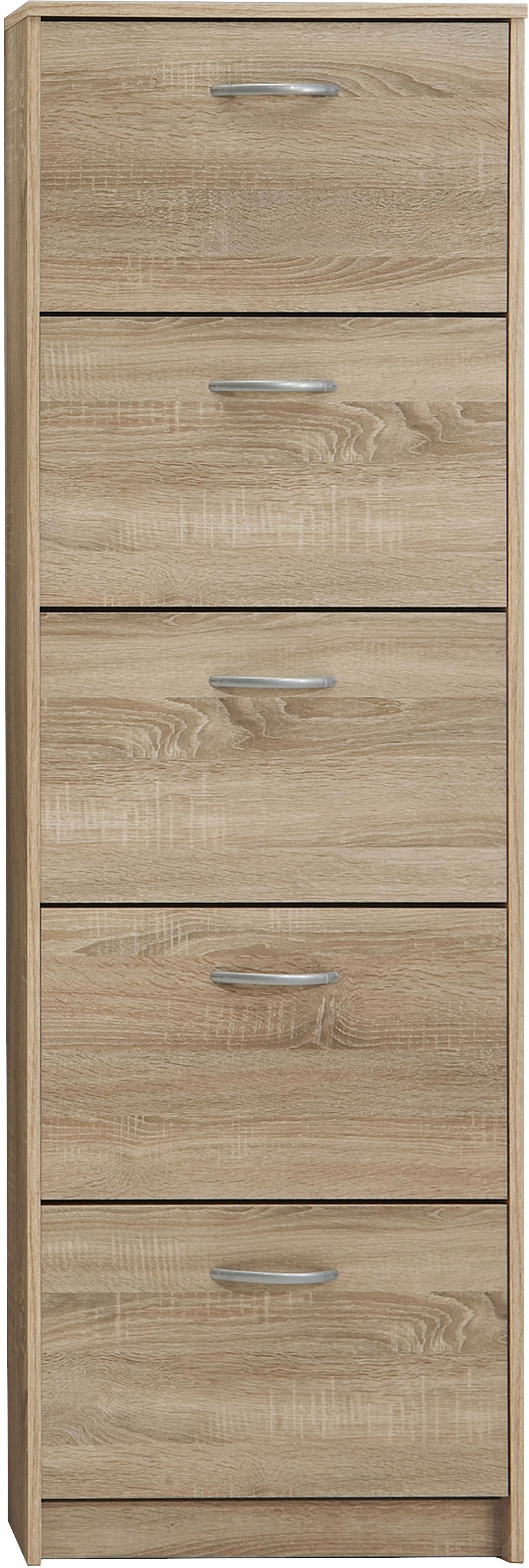 FMD Schuhschrank »Step 5«, Schuhkipper mit 5 Schuhklappen, Höhe 168,5 cm, Tiefe 17 cm
