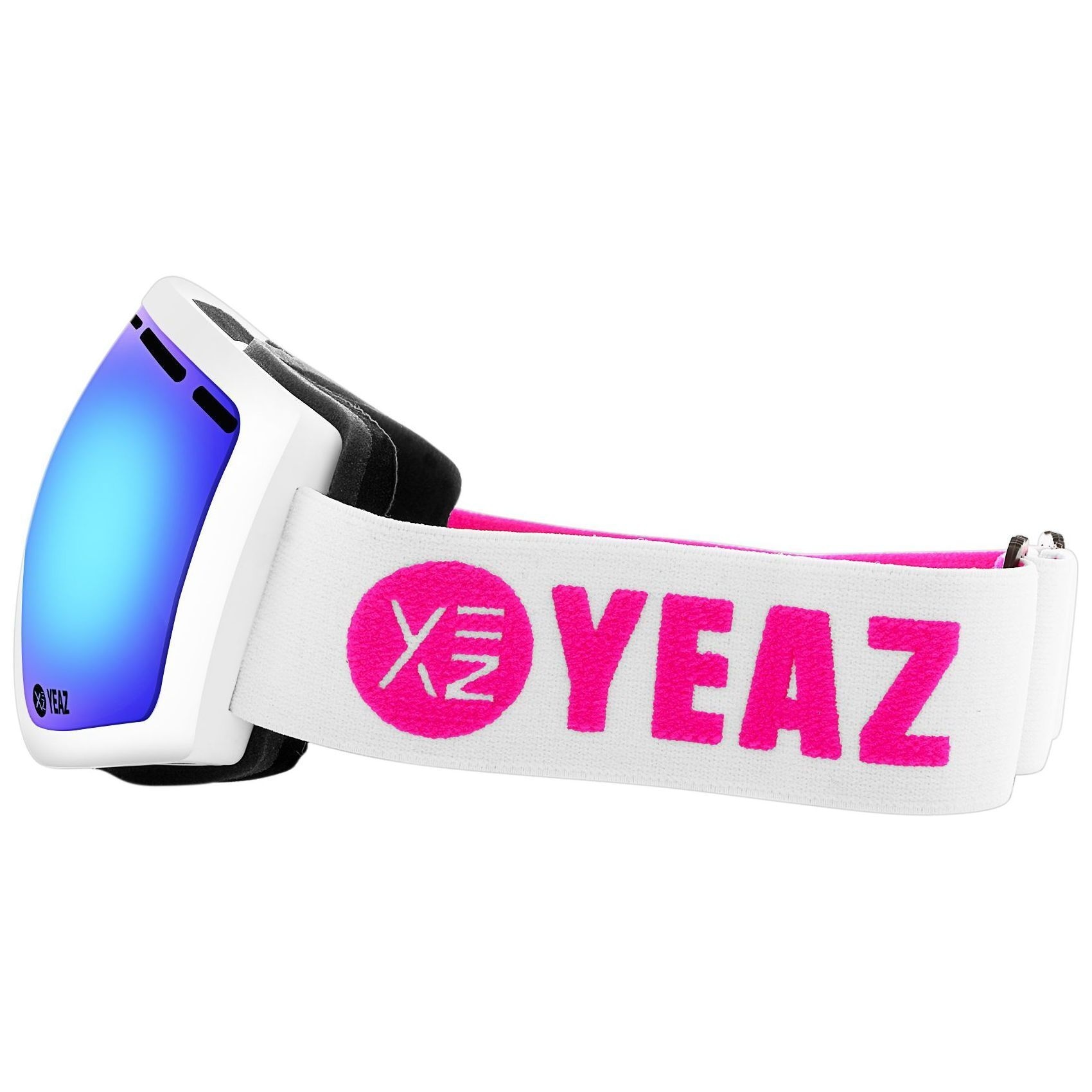 YEAZ Snowboardbrille »Ski- Snowboardbrille rot/weiß PEAK«