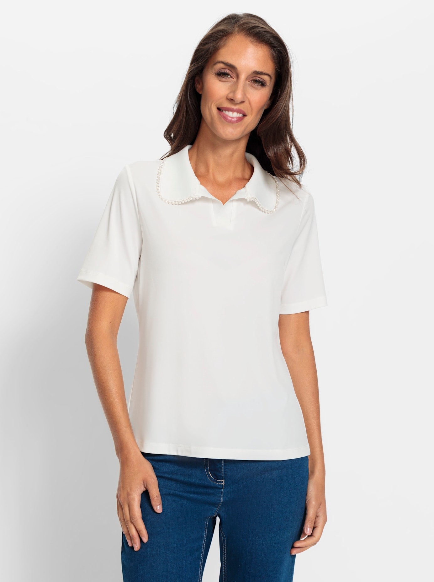 heine Poloshirt »Poloshirt«, (1 tlg.)
