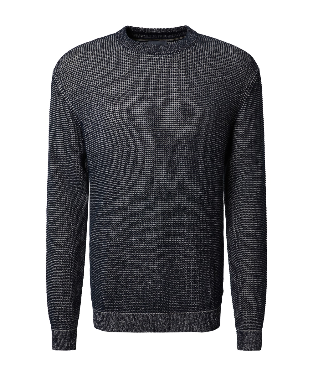 Pierre Cardin Rundhalspullover »Strick RH« Waffelmuster