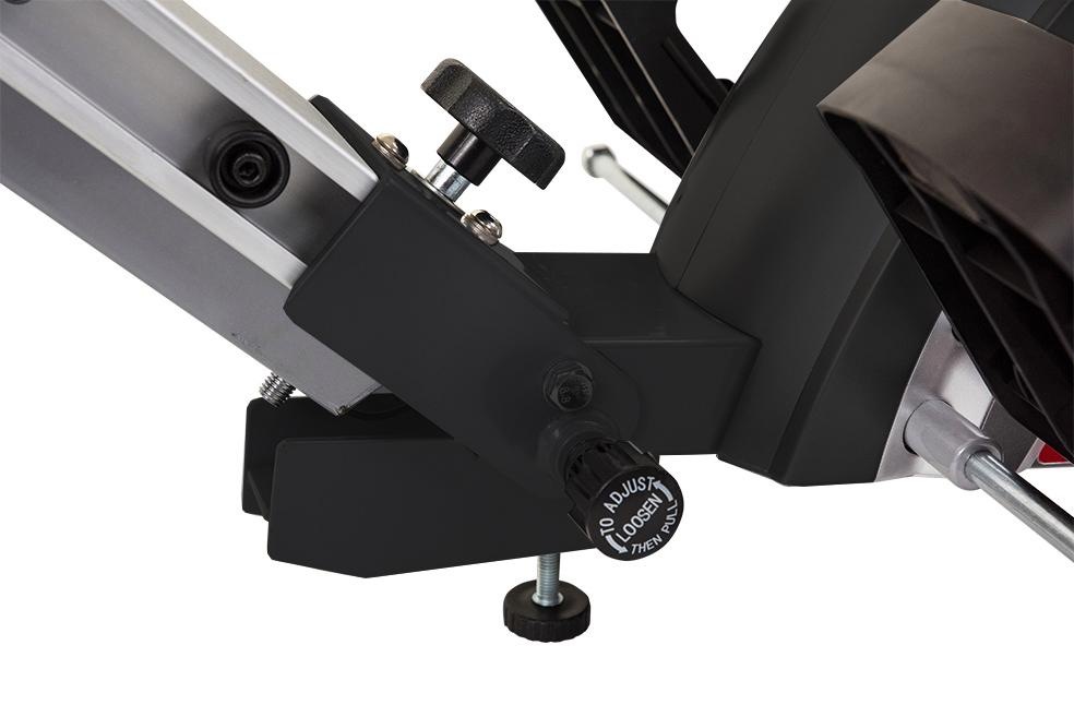 Christopeit Sport® Ruderzugmaschine »Como black edition«, (Ruderschiene platzsparend hochklappbar), Rudermaschine, 16 Widerstandsstufen, Magnetbremse