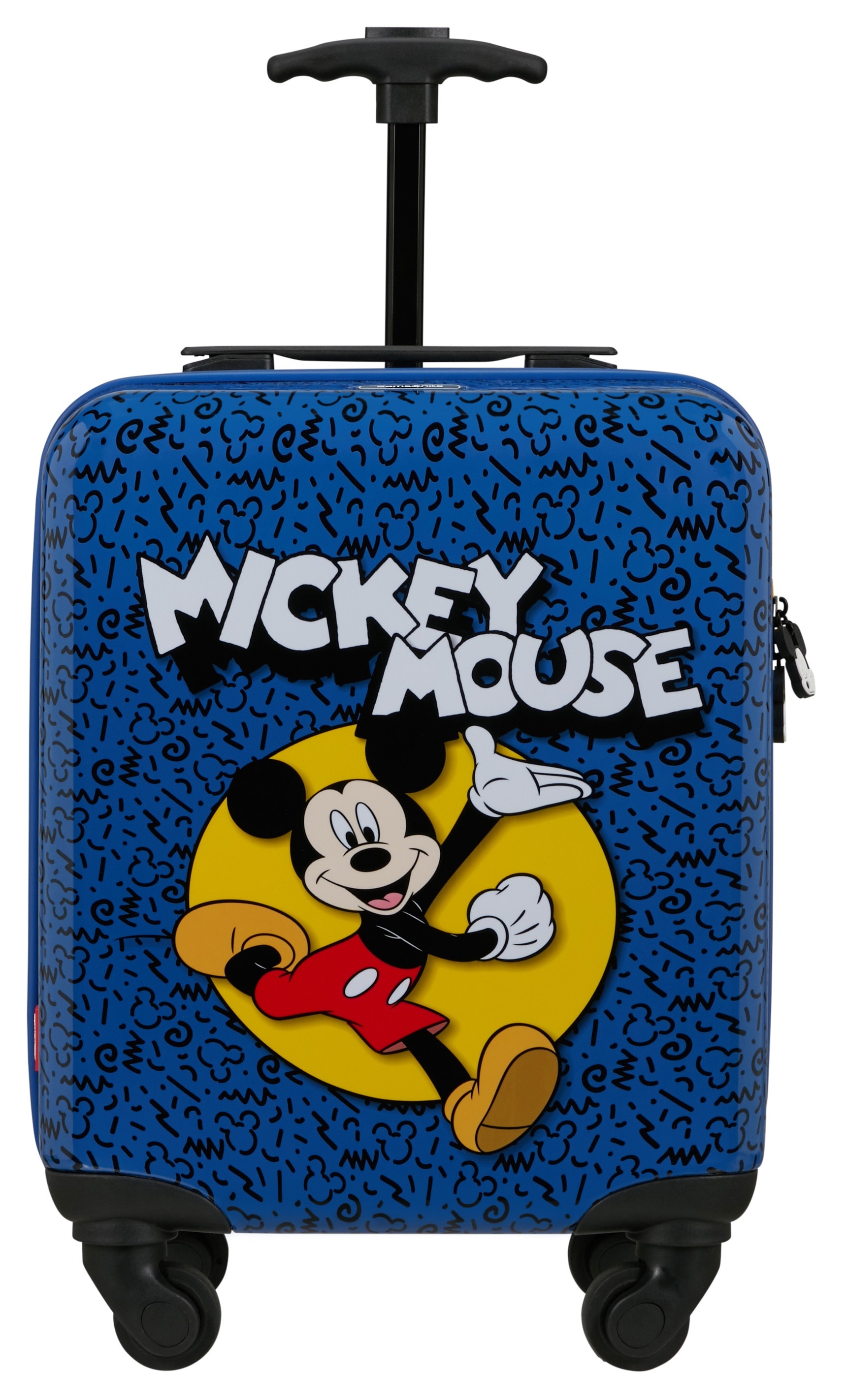 Samsonite Kinderkoffer »DAYDREAM DISNEY, Mickey Happy« 24 l 4 Rollen mit oberem Fach und Trennpolster, mit unterem Fach und Kreuzspanngurt