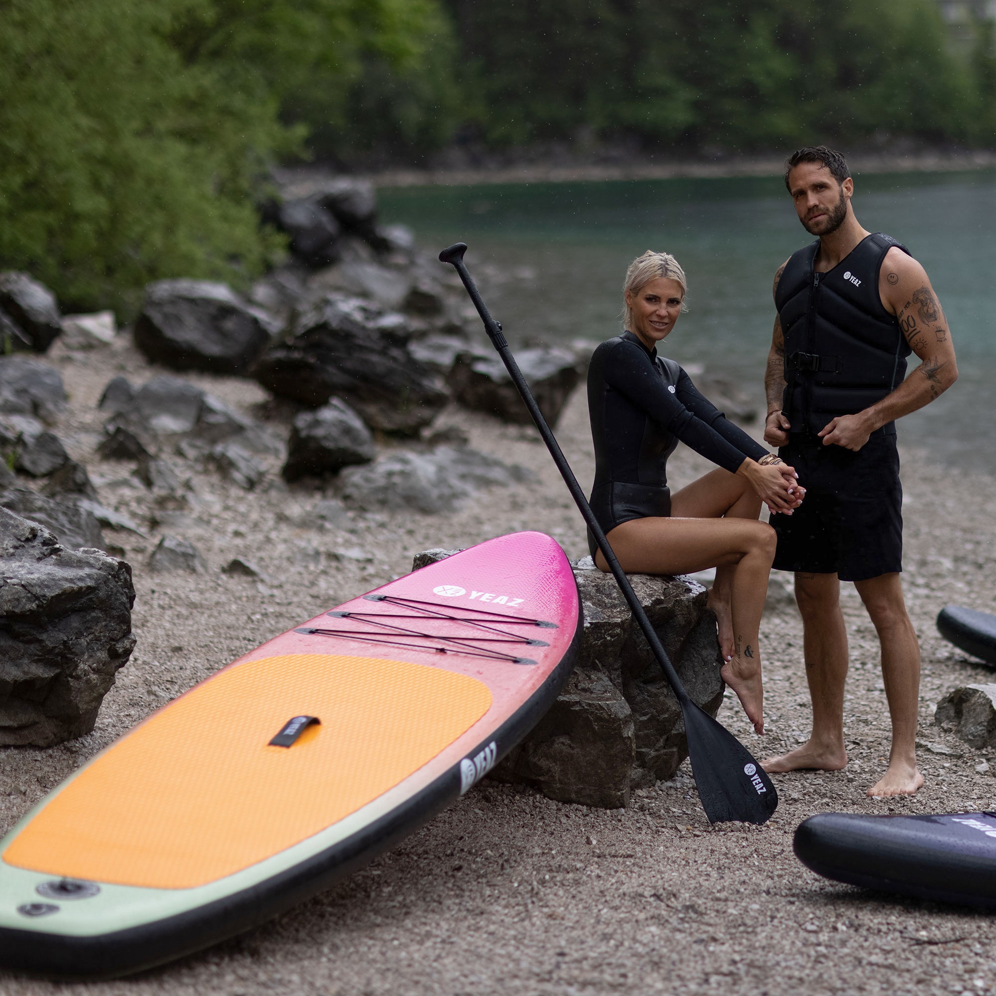 YEAZ Inflatable SUP-Board »SUP Board PARADISE BEACH - EXOTRACE PRO -«
