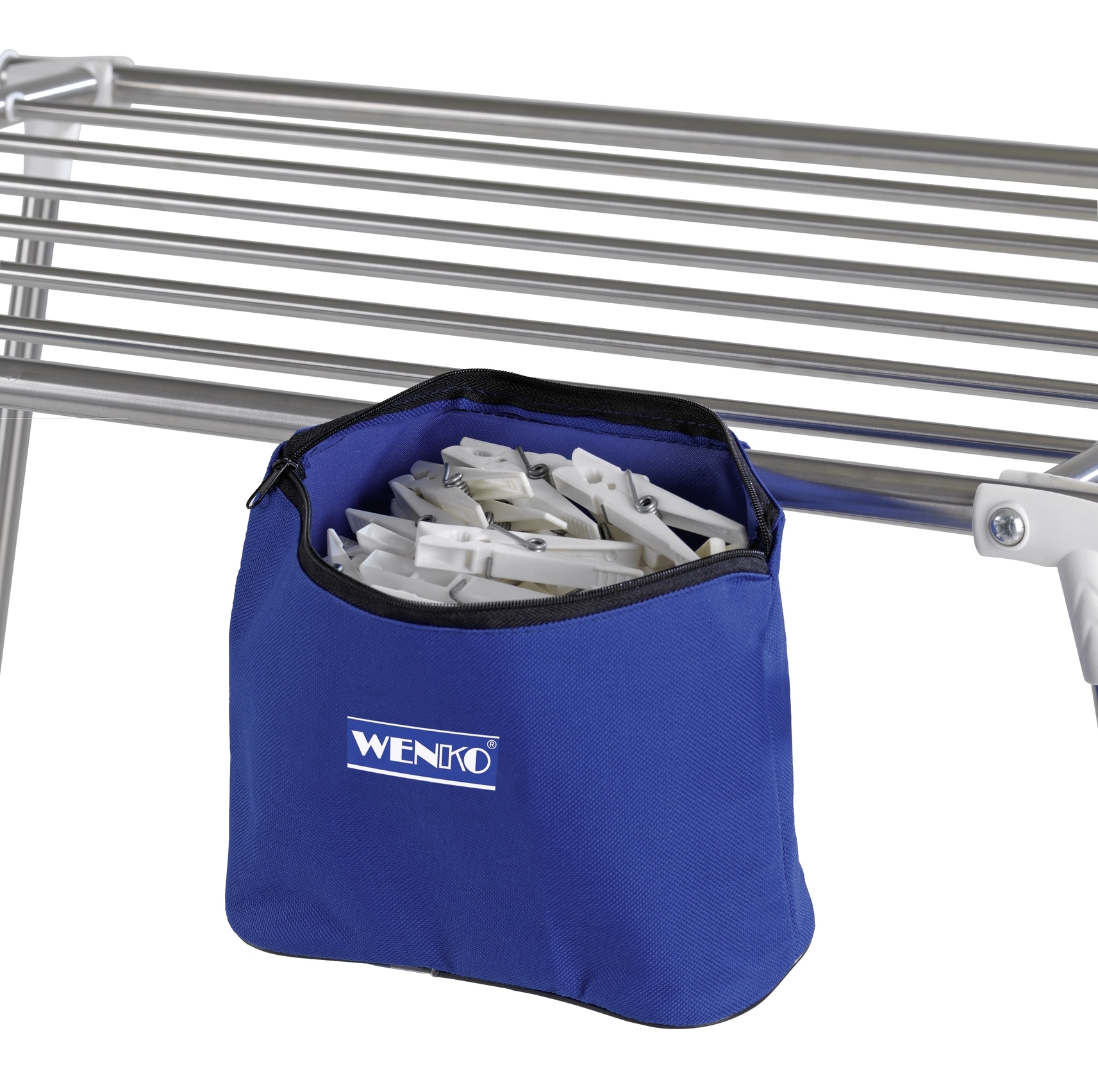 WENKO Wäscheständer »Modell Profi Plus« Flügel Wäschetrockner, Edelstahl, klappbar, mit Zubehör-Set