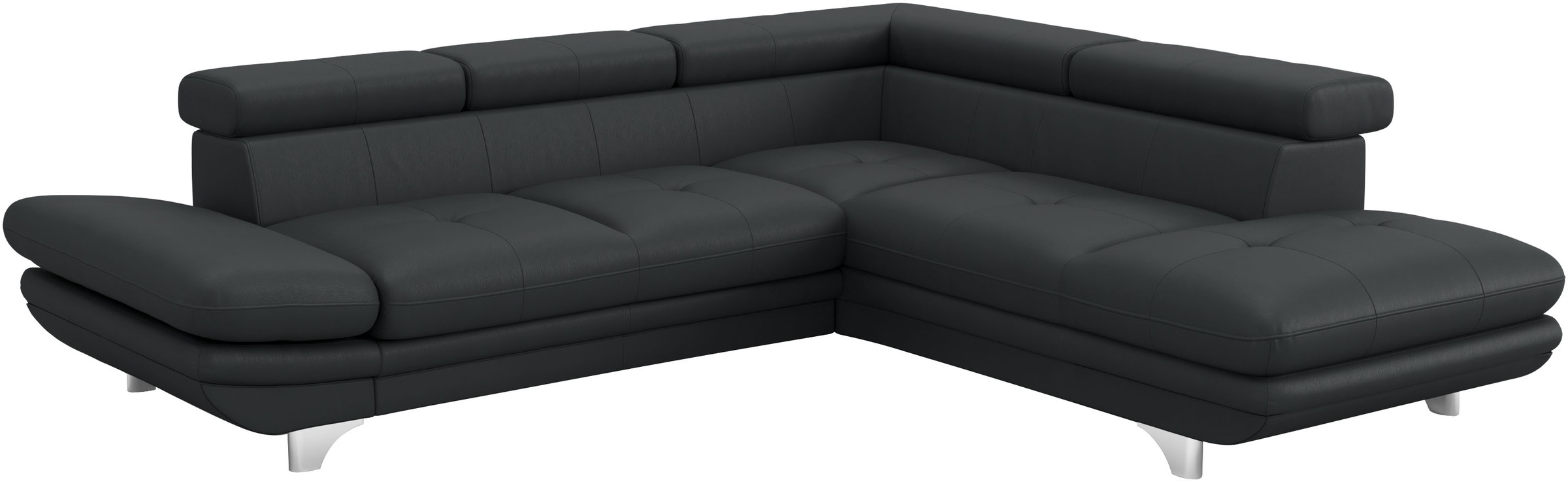 COTTA Ecksofa »Enterprise L-Form«, mit Arm- & Kopfteilverstellung, wahlweise mit Bettfunktion