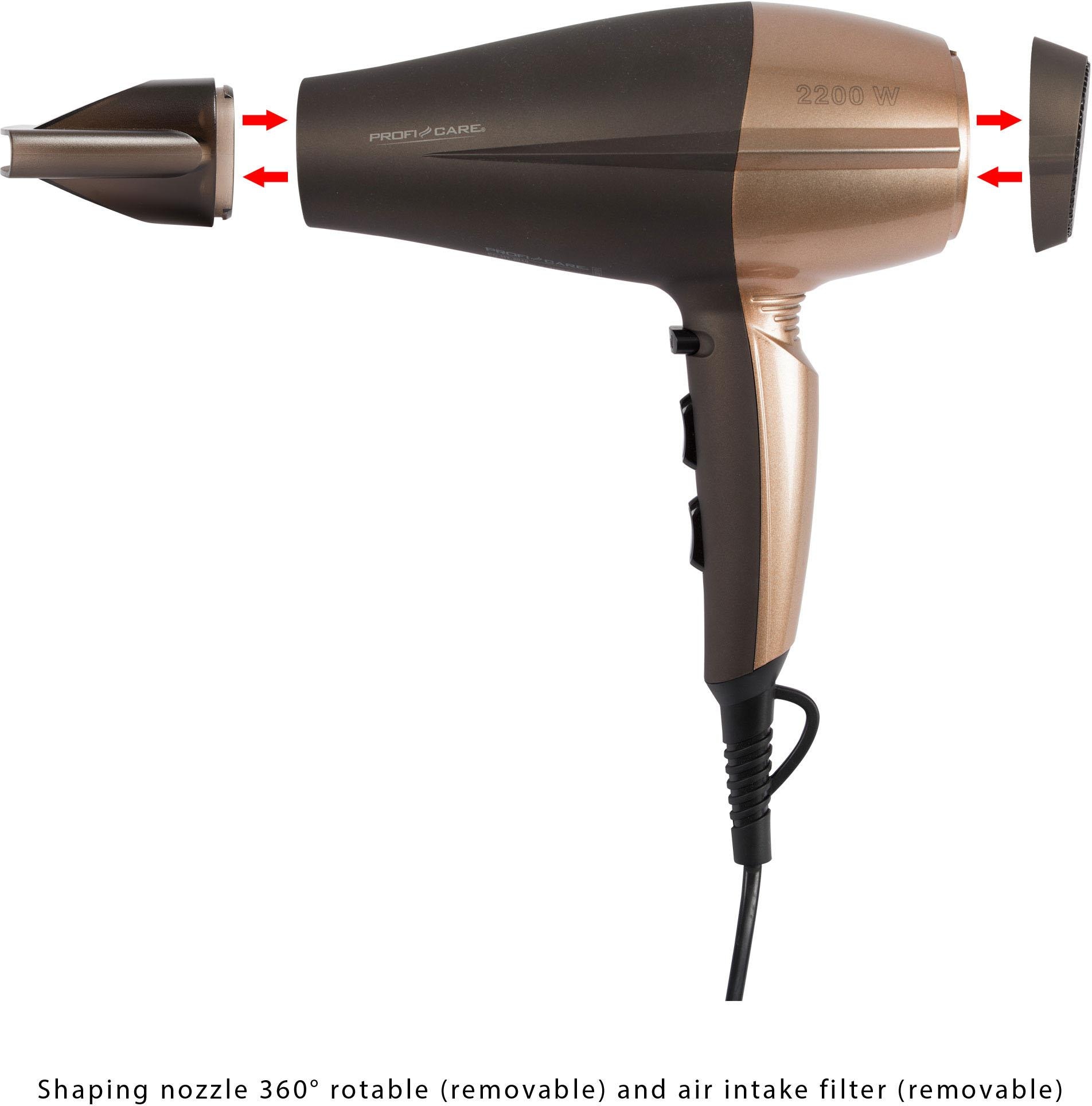 ProfiCare Haartrockner »PC-HT 3010«, 2200 W, 1 Aufsätze