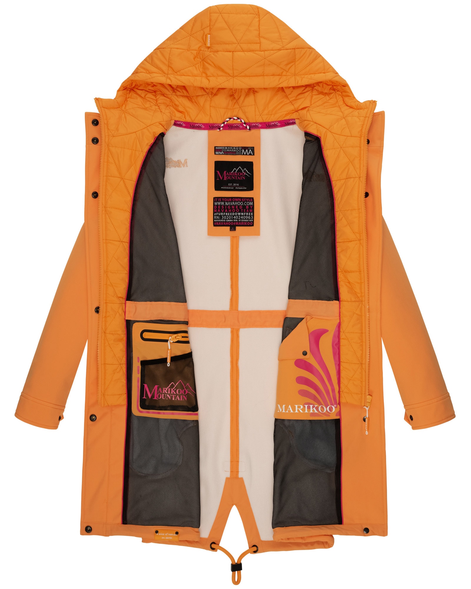 Marikoo Softshelljacke »Marikoo Mount Presanella Damen Jacke B965«