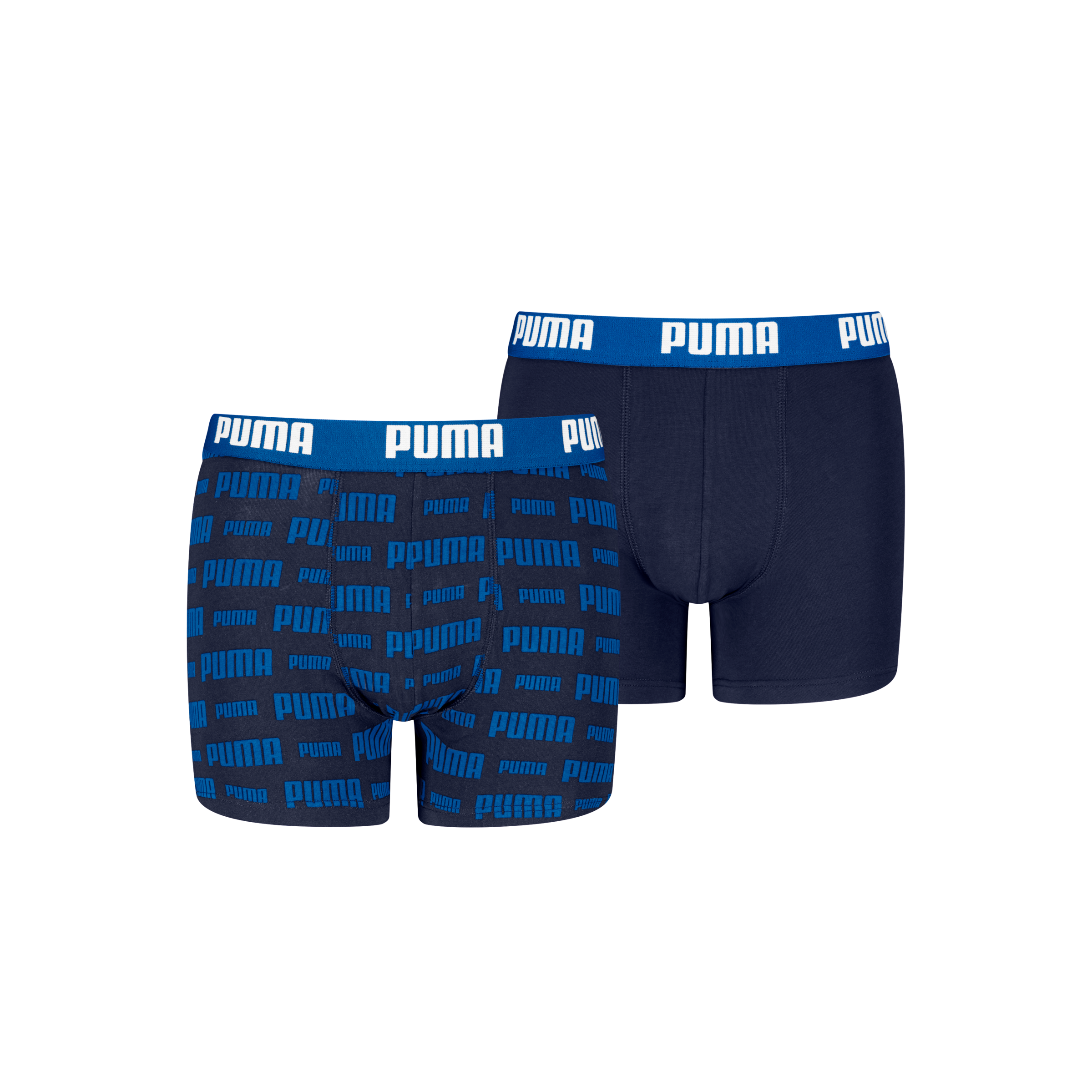 PUMA Boxershorts »PUMA BOYS EVERYDAY LOGO PRINT BOXERS 2P« Packung, 2er Pack,  mit breitem Logobund