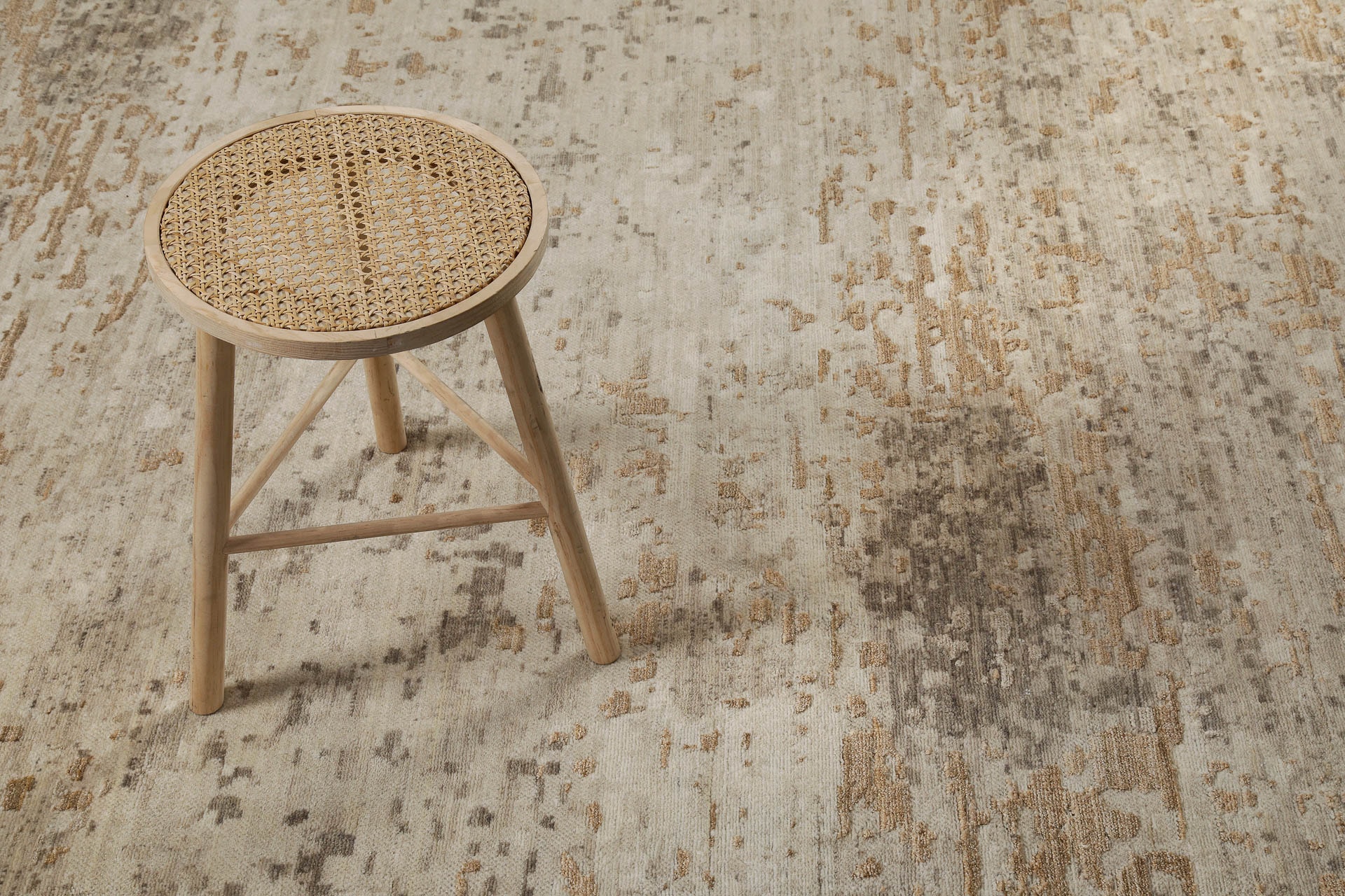 Esprit Teppich »Upper East Side« rechteckig 6 mm Höhe Wollteppich, kurzflor, Vintage, gewebt, edel, Wohnzimmer, natürlich