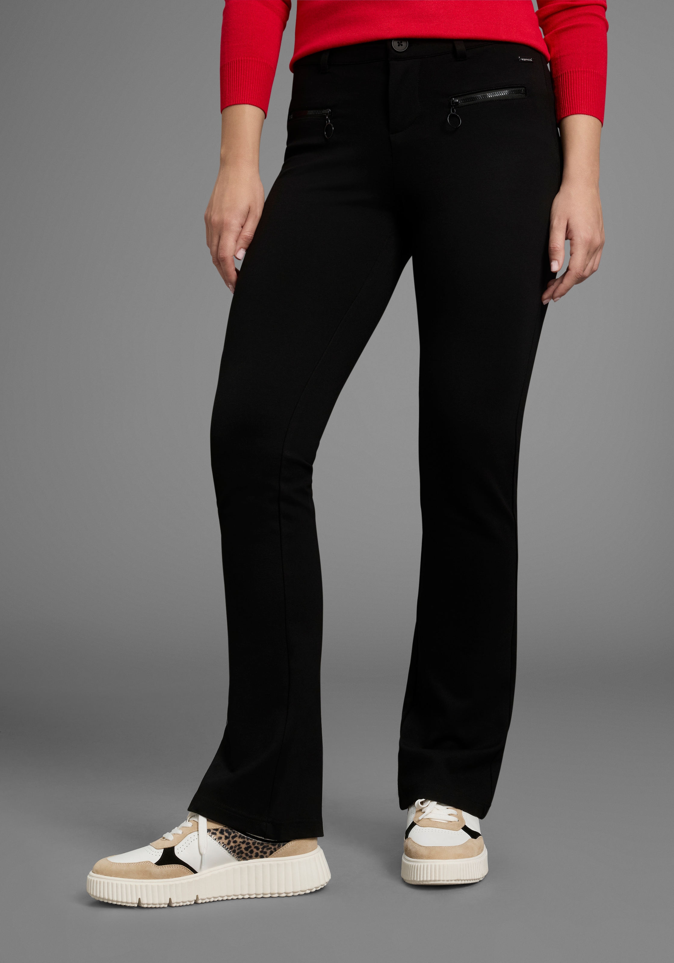 Bruno Banani Schlaghose, Reißverschluss-Detail - NEUE KOLLEKTION