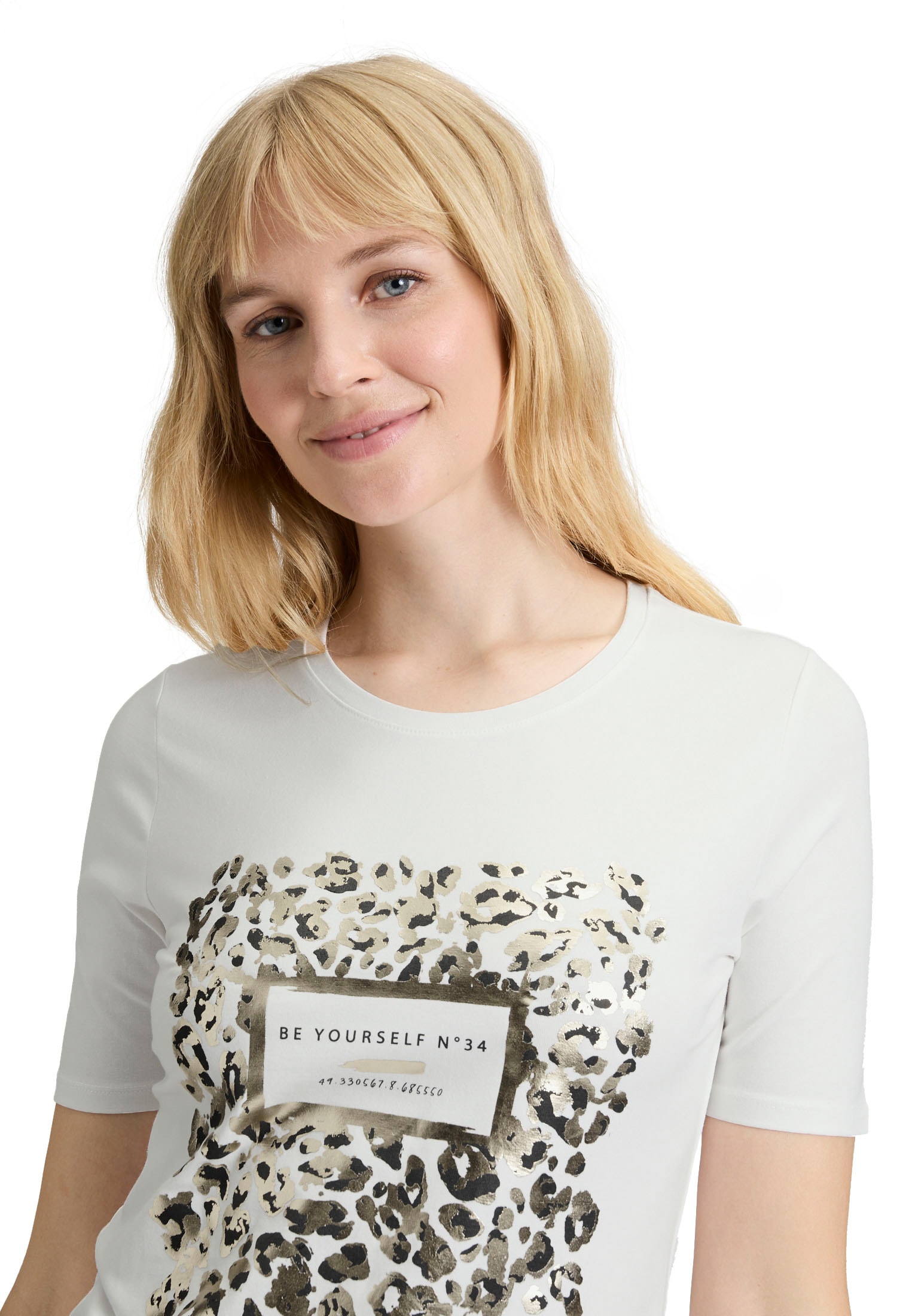 Betty Barclay Langarmshirt »Basic Shirt mit Aufdruck«
