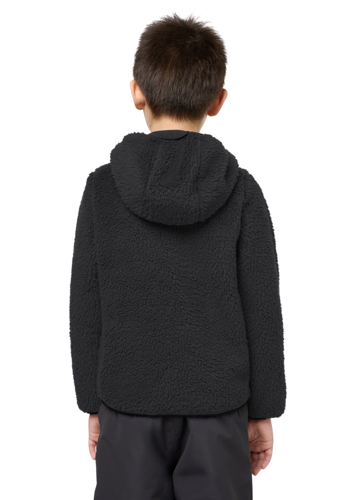 Jack Wolfskin Fleecejacke »ICE CURL HOOD JACKET K« mit Kapuze Fleecejacke, kuschelig, warm und atmungsaktiv, mit Kapuze