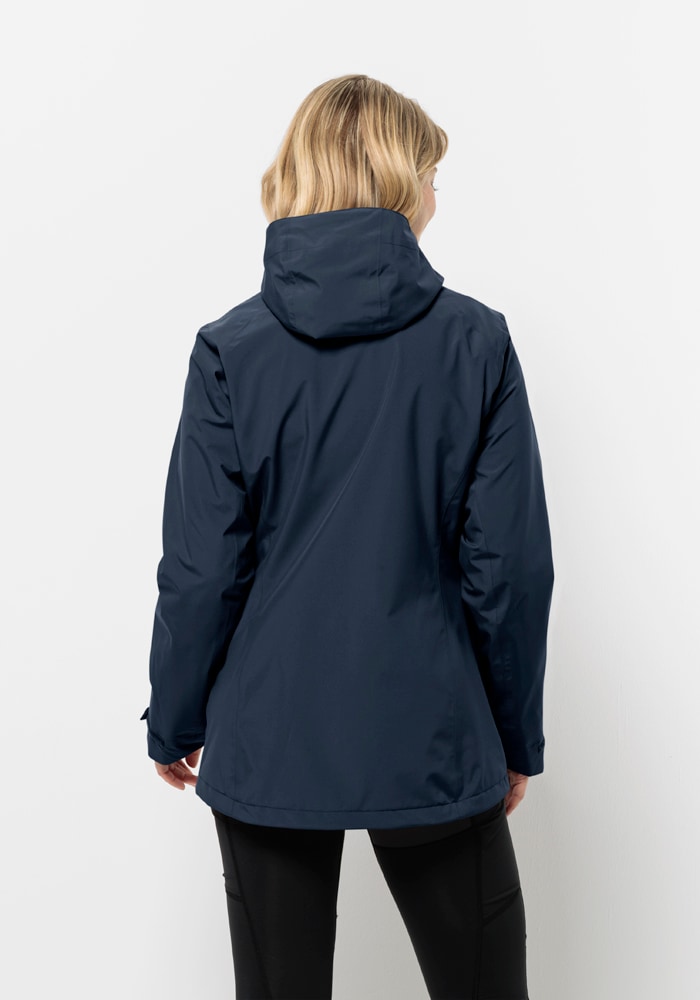 Jack Wolfskin 3-in-1-Funktionsjacke »GLAABACH 3IN1 JKT W«, (2 teilig), mit Kapuze